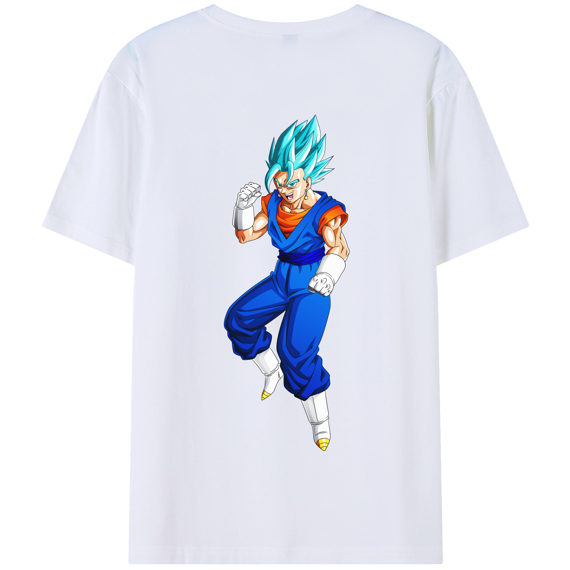 （画像用） ドラゴンボール ベジット DRAGON BALL Vegetto 綿100％半袖Tシャツ（背面プリント）