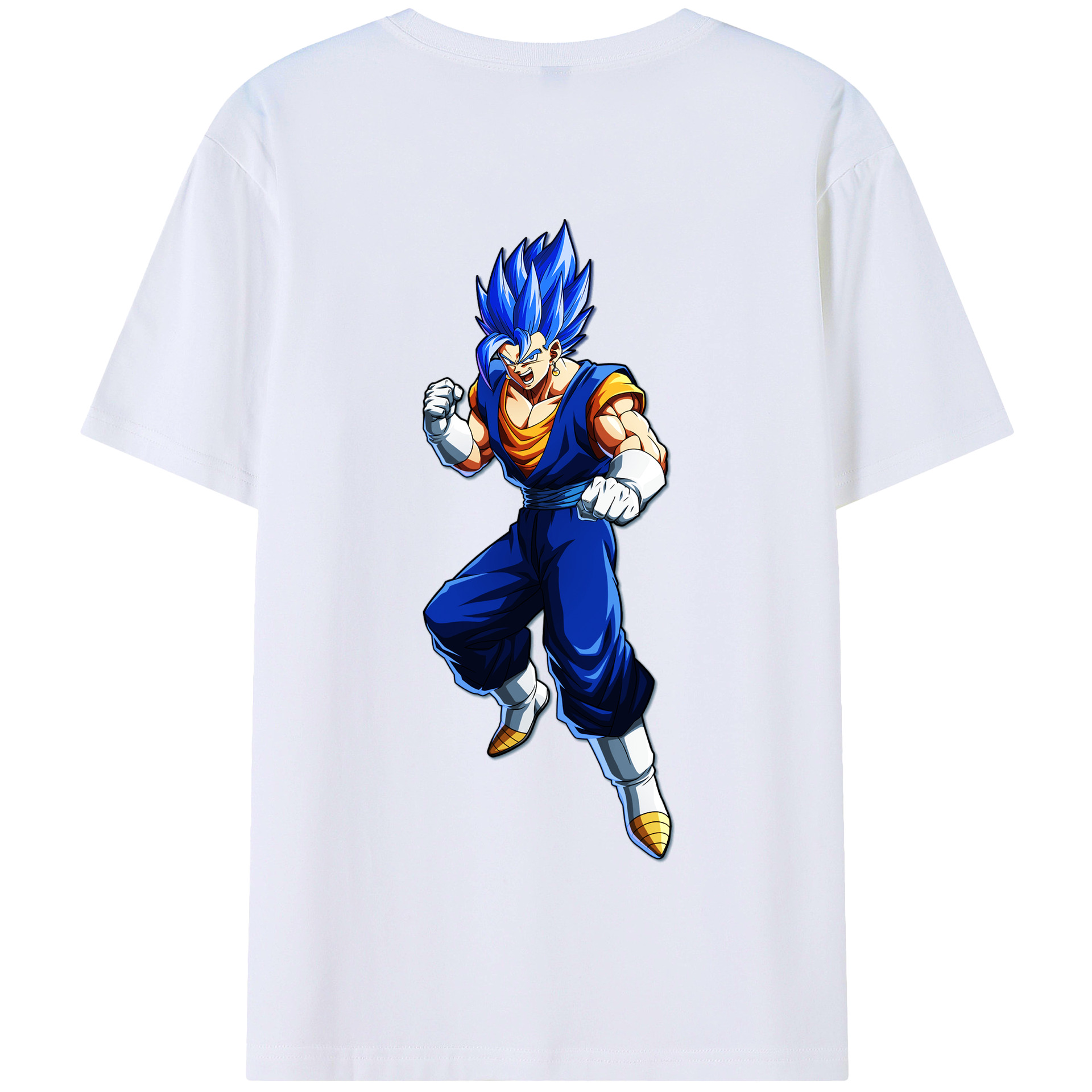 （画像用） ドラゴンボール ベジット DRAGON BALL Vegetto 綿100％半袖Tシャツ（背面プリント）