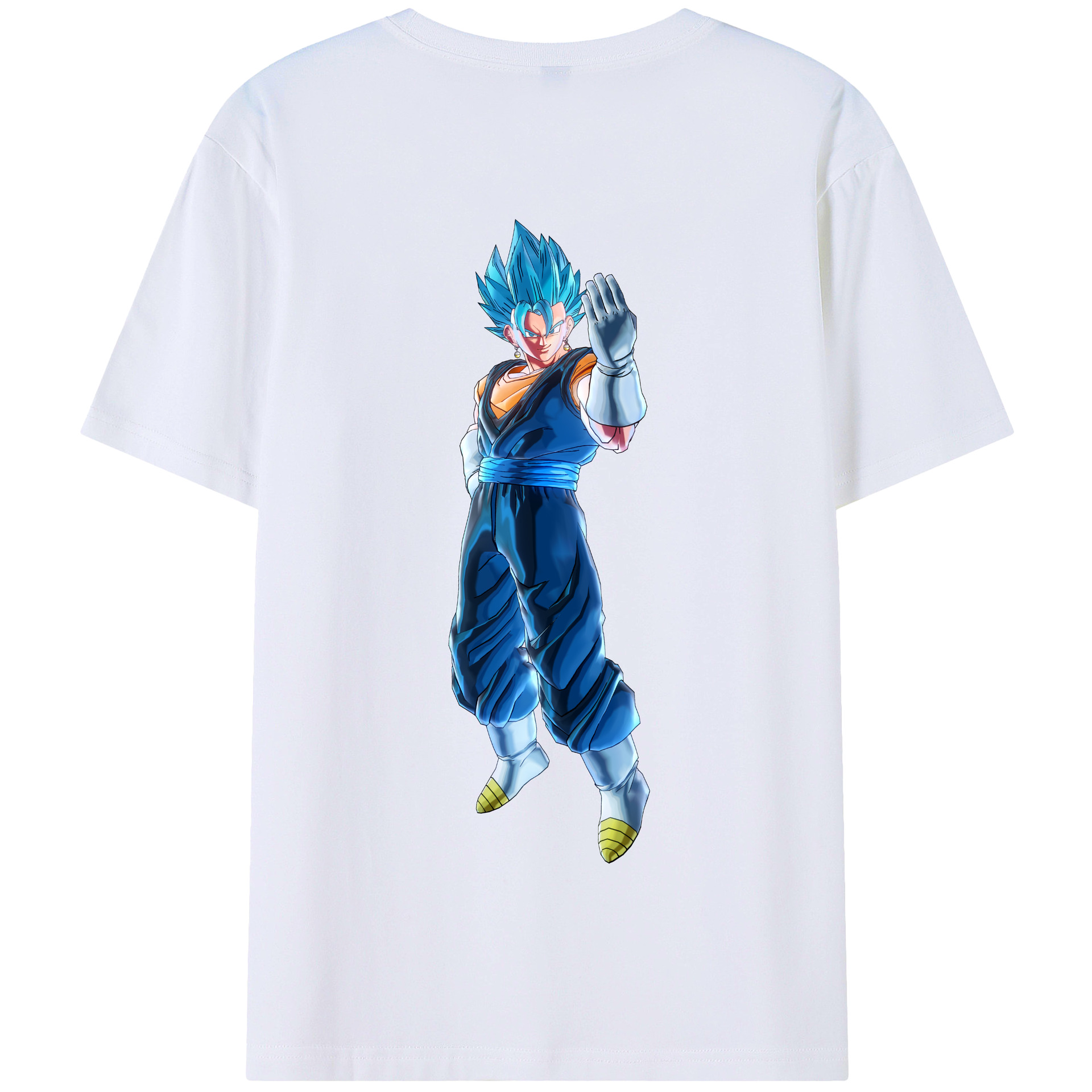 （画像用） ドラゴンボール ベジット DRAGON BALL Vegetto 綿100％半袖Tシャツ（背面プリント）