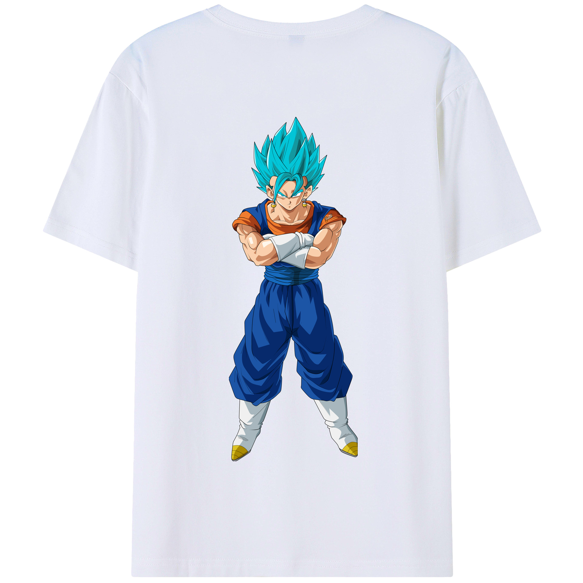 （画像用） ドラゴンボール ベジット DRAGON BALL Vegetto 綿100％半袖Tシャツ（背面プリント）
