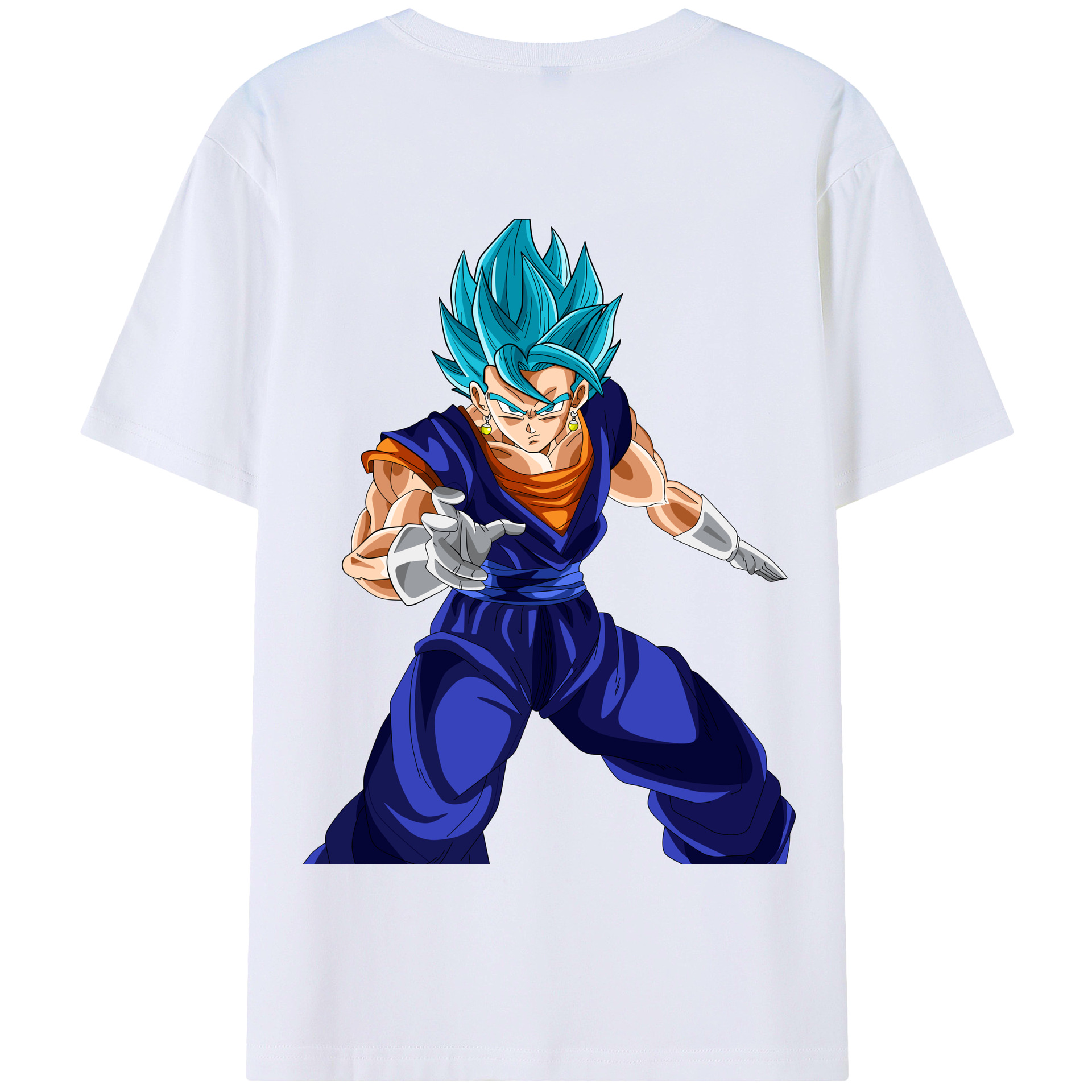 （画像用） ドラゴンボール ベジット DRAGON BALL Vegetto 綿100％半袖Tシャツ（背面プリント）