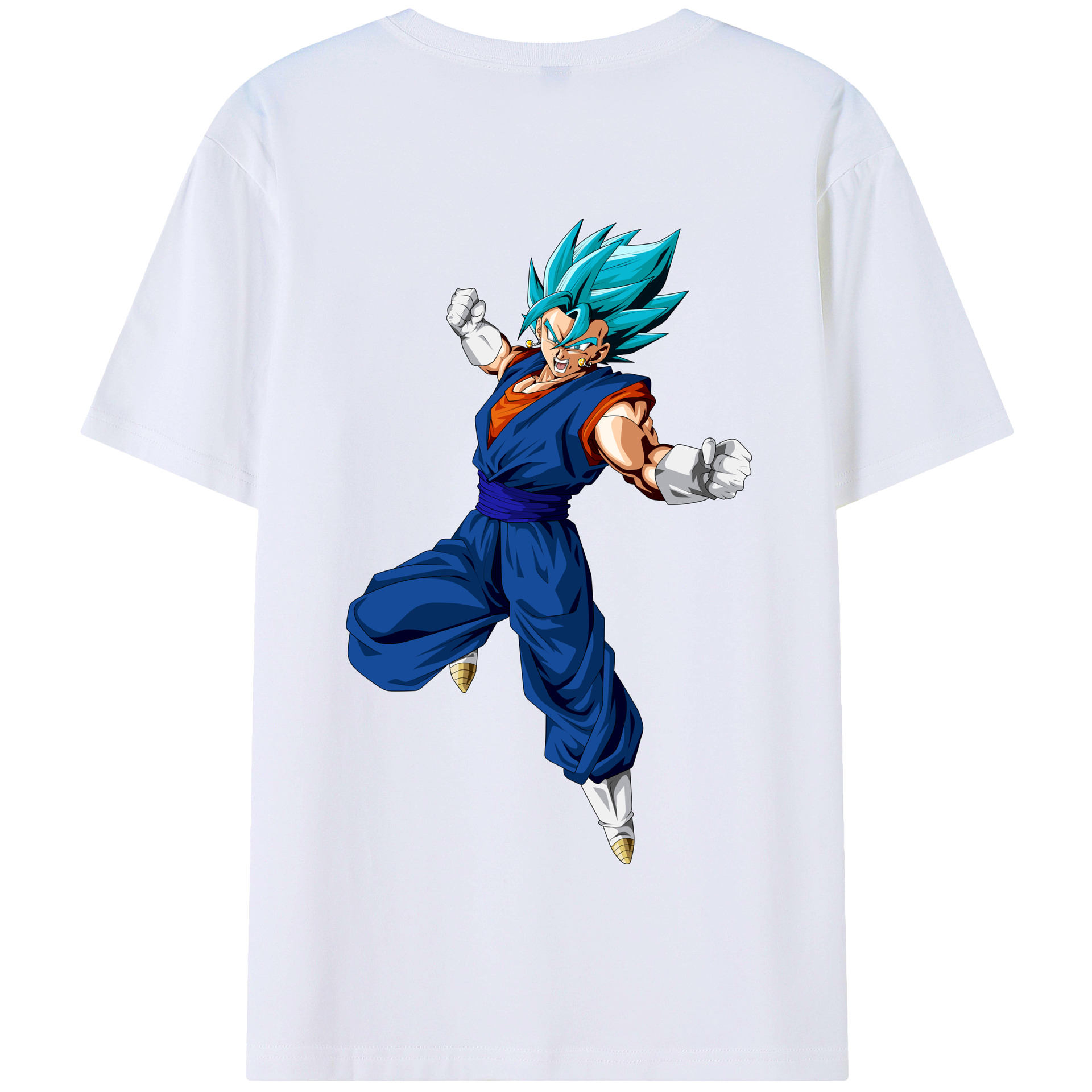 （画像用） ドラゴンボール ベジット DRAGON BALL Vegetto 綿100％半袖Tシャツ（背面プリント）