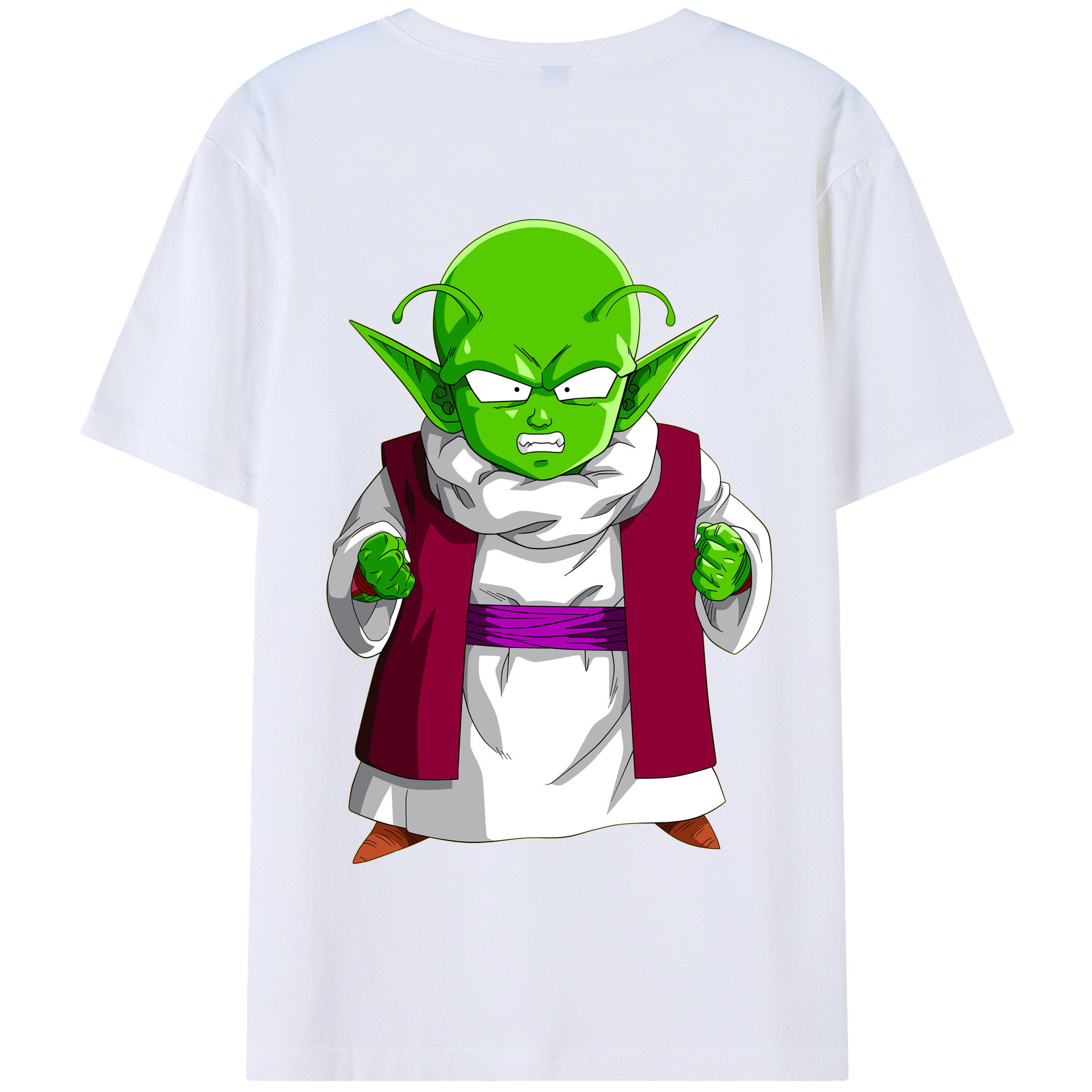 （画像用） ドラゴンボール ピッコロ DRAGON BALL Piccolo 綿100％半袖Tシャツ（背面プリント）