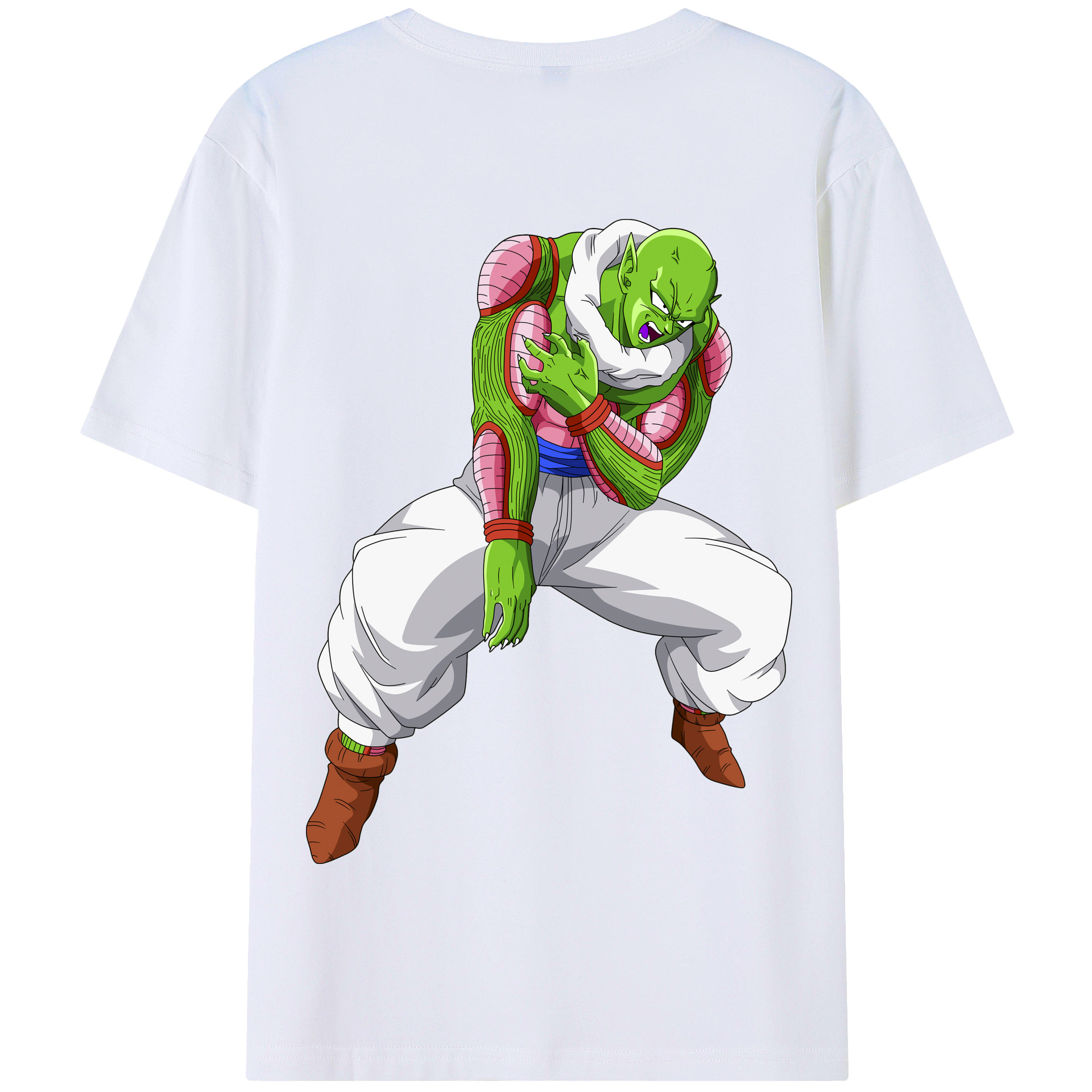 （画像用） ドラゴンボール ピッコロ DRAGON BALL Piccolo 綿100％半袖Tシャツ（背面プリント）