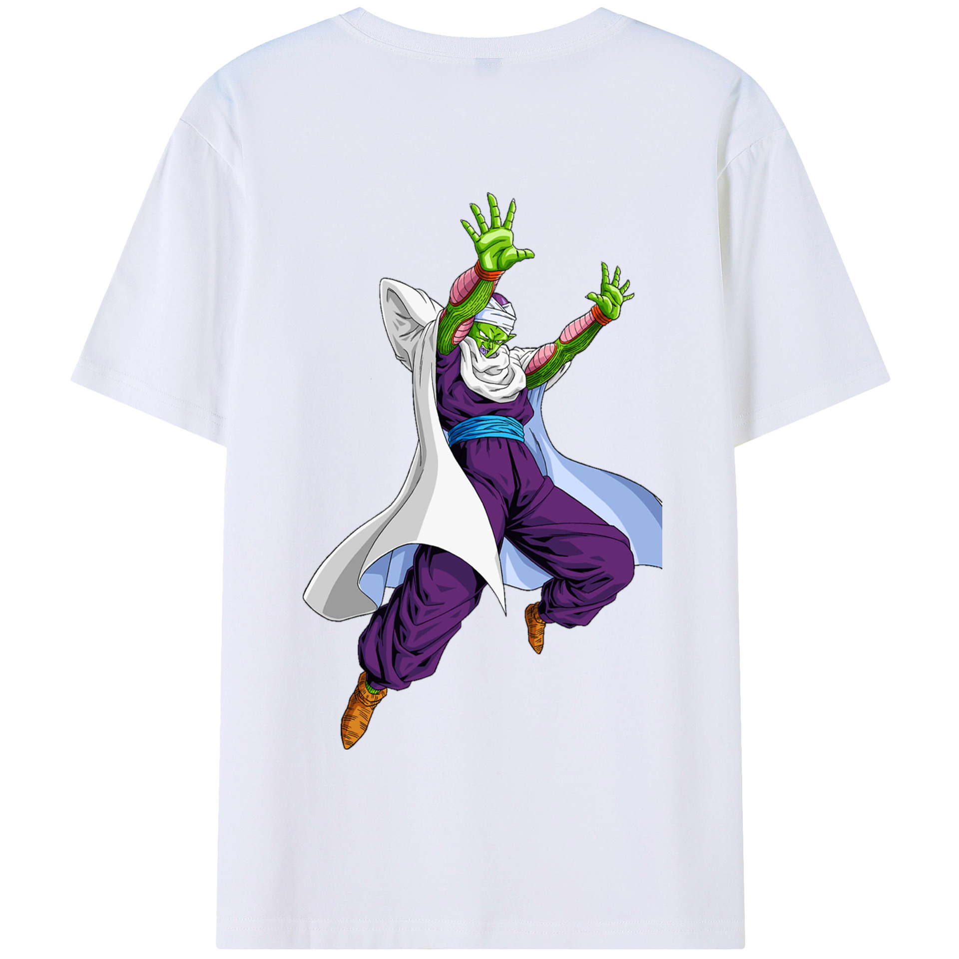 （画像用） ドラゴンボール ピッコロ DRAGON BALL Piccolo 綿100％半袖Tシャツ（背面プリント）