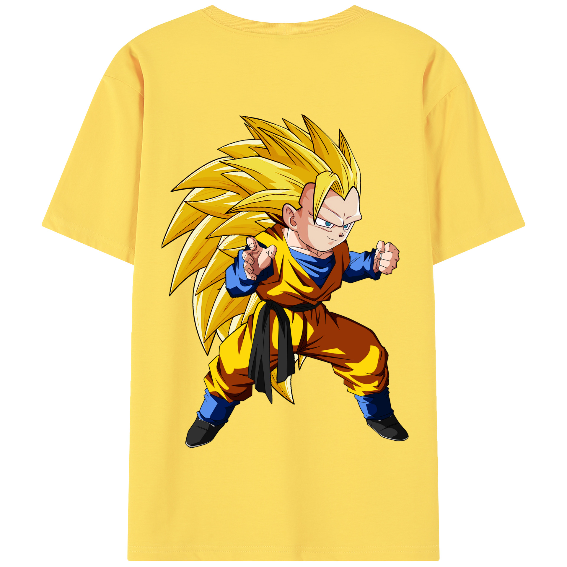 （画像用） ドラゴンボール ベジータ四世（Bejīta Yonsei）DRAGON BALL Vegeta IV 綿100％半袖Tシャツ（背面プリント）