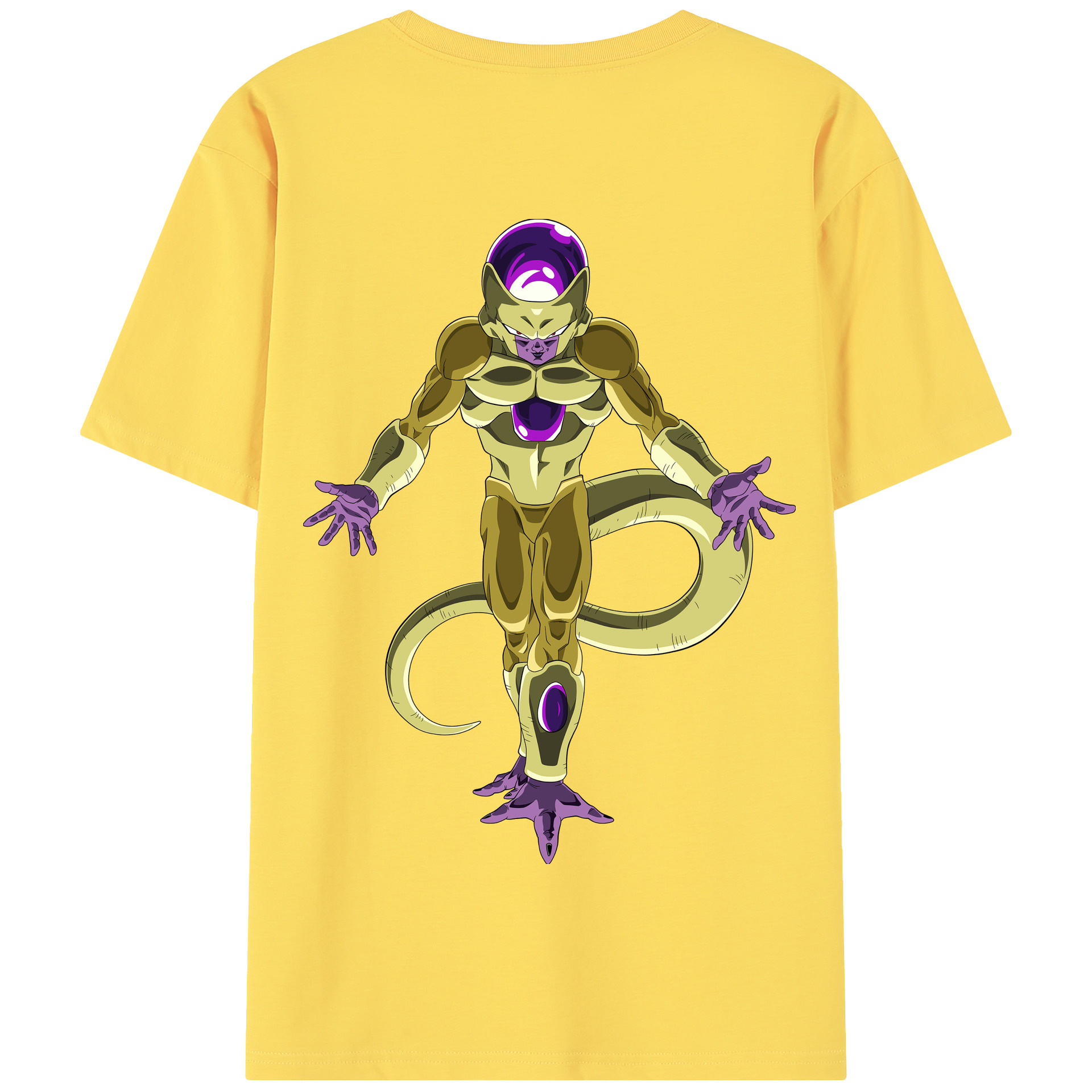 （画像用） ドラゴンボール フリーザ DRAGON BALL Frieza 綿100％半袖Tシャツ（背面プリント）