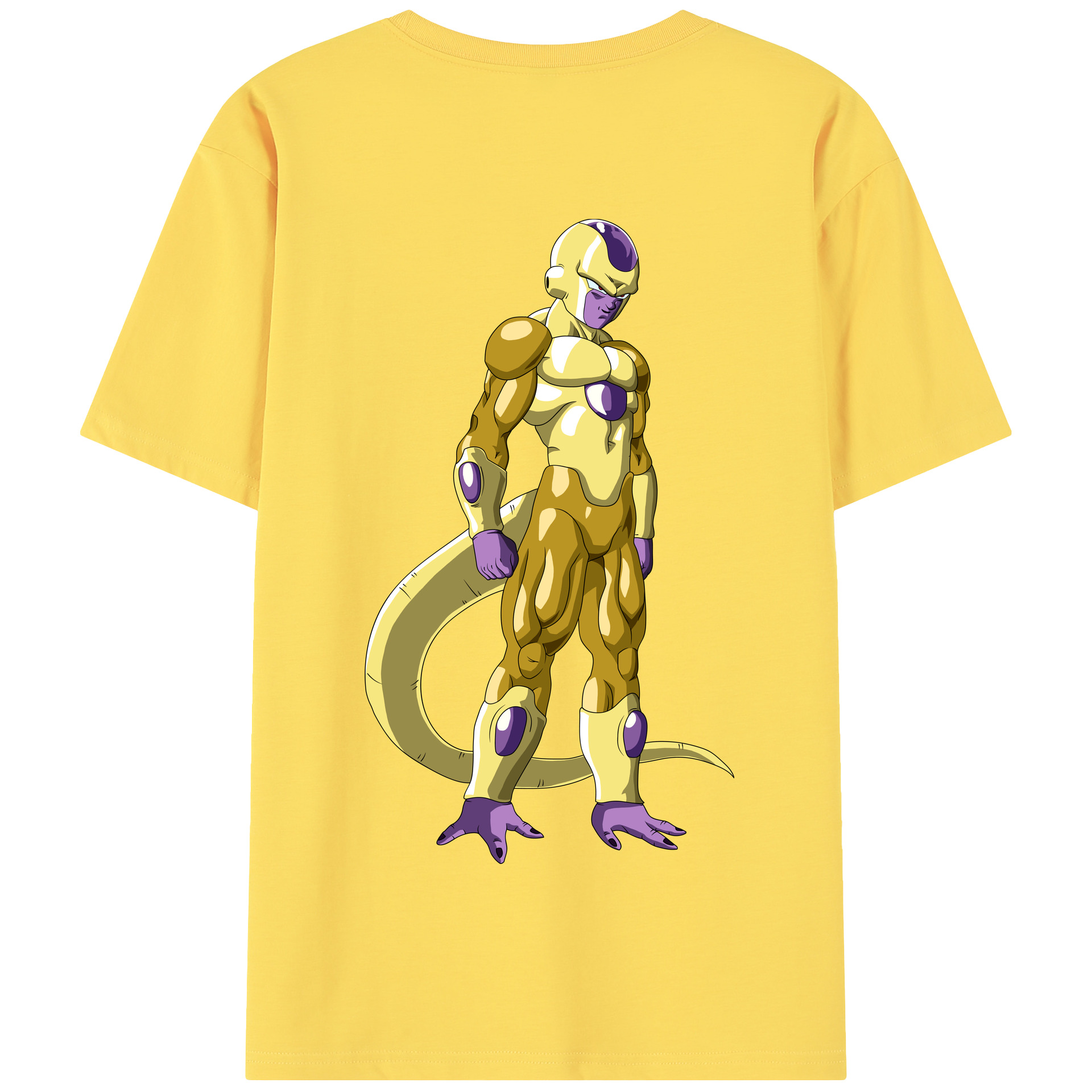 （画像用） ドラゴンボール フリーザ DRAGON BALL Frieza 綿100％半袖Tシャツ（背面プリント）