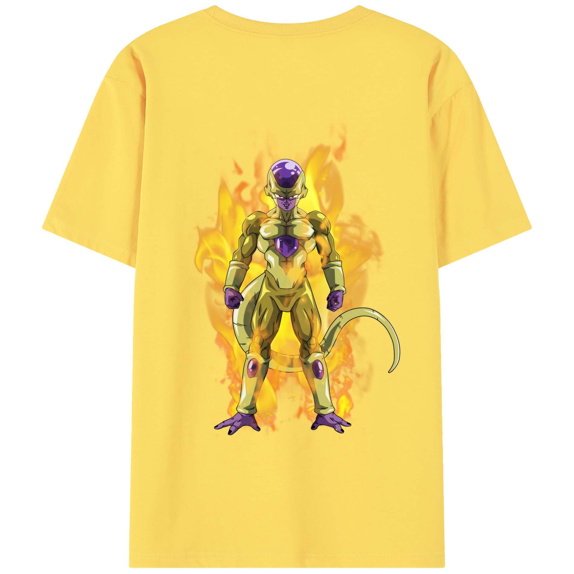 （画像用） ドラゴンボール フリーザ DRAGON BALL Frieza 綿100％半袖Tシャツ（背面プリント）