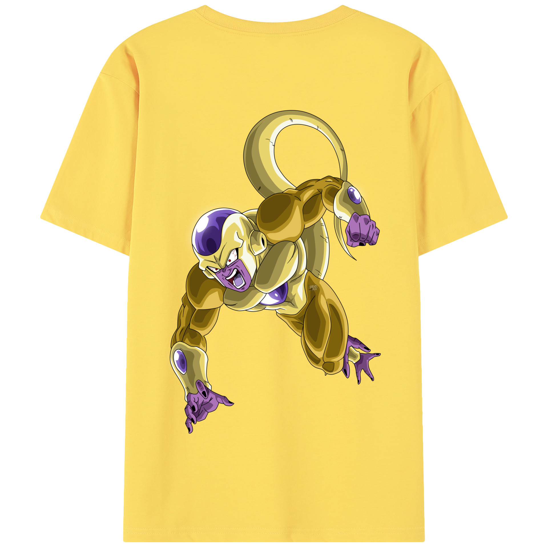 （画像用） ドラゴンボール フリーザ DRAGON BALL Frieza 綿100％半袖Tシャツ（背面プリント）