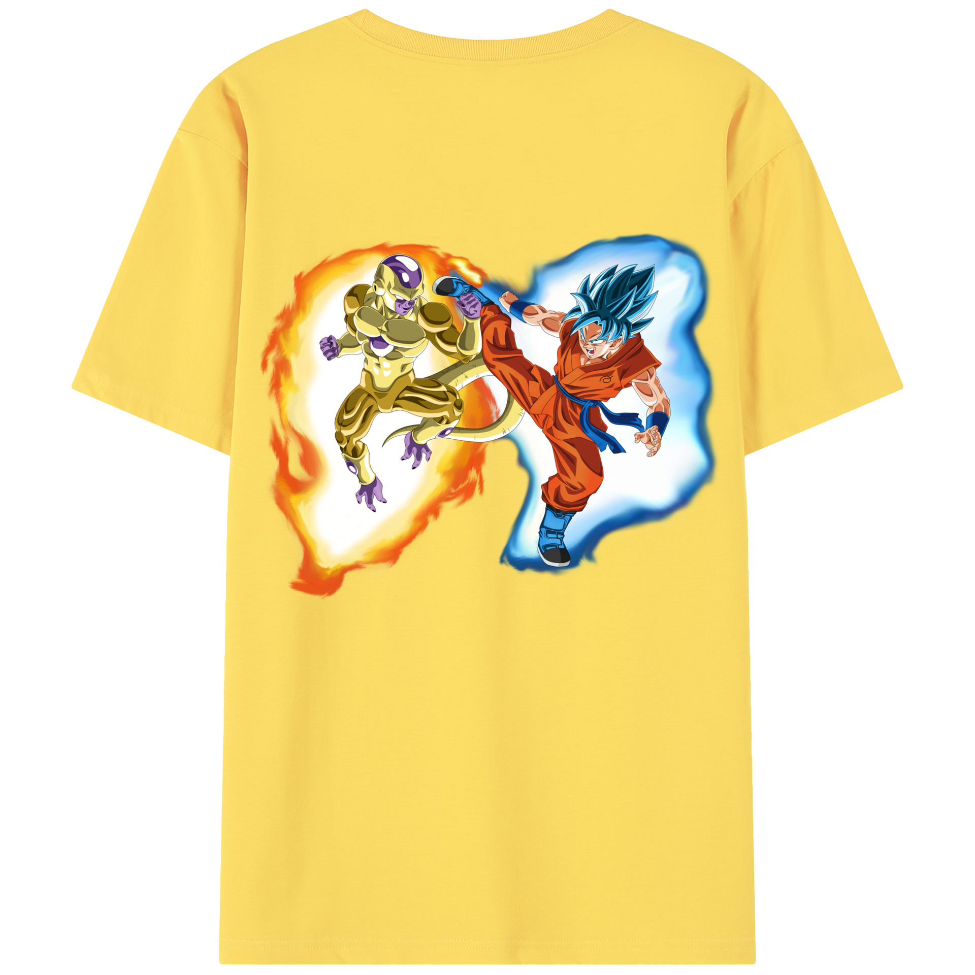 （画像用） ドラゴンボール フリーザ DRAGON BALL Frieza 綿100％半袖Tシャツ（背面プリント）