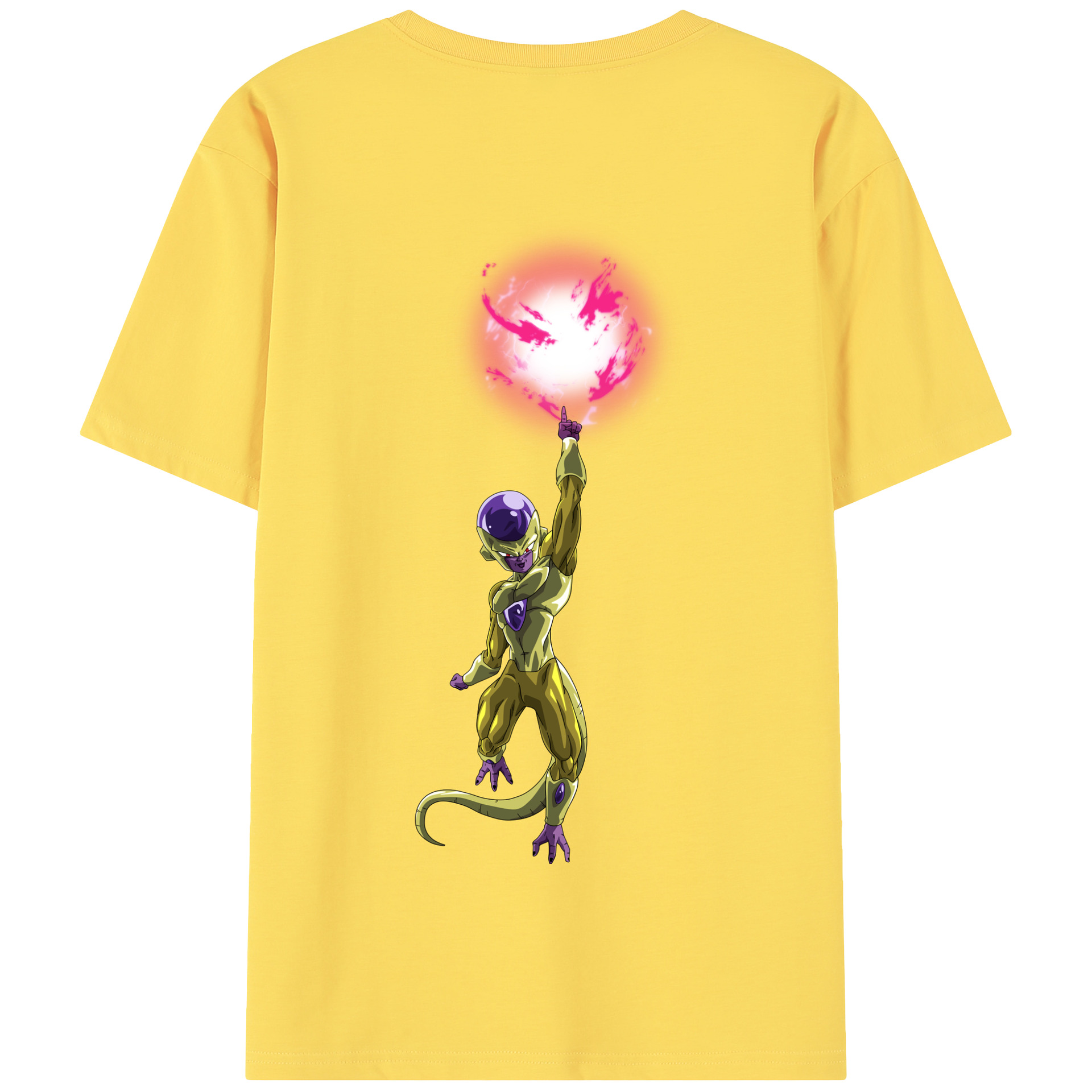 （画像用） ドラゴンボール フリーザ DRAGON BALL Frieza 綿100％半袖Tシャツ（背面プリント）