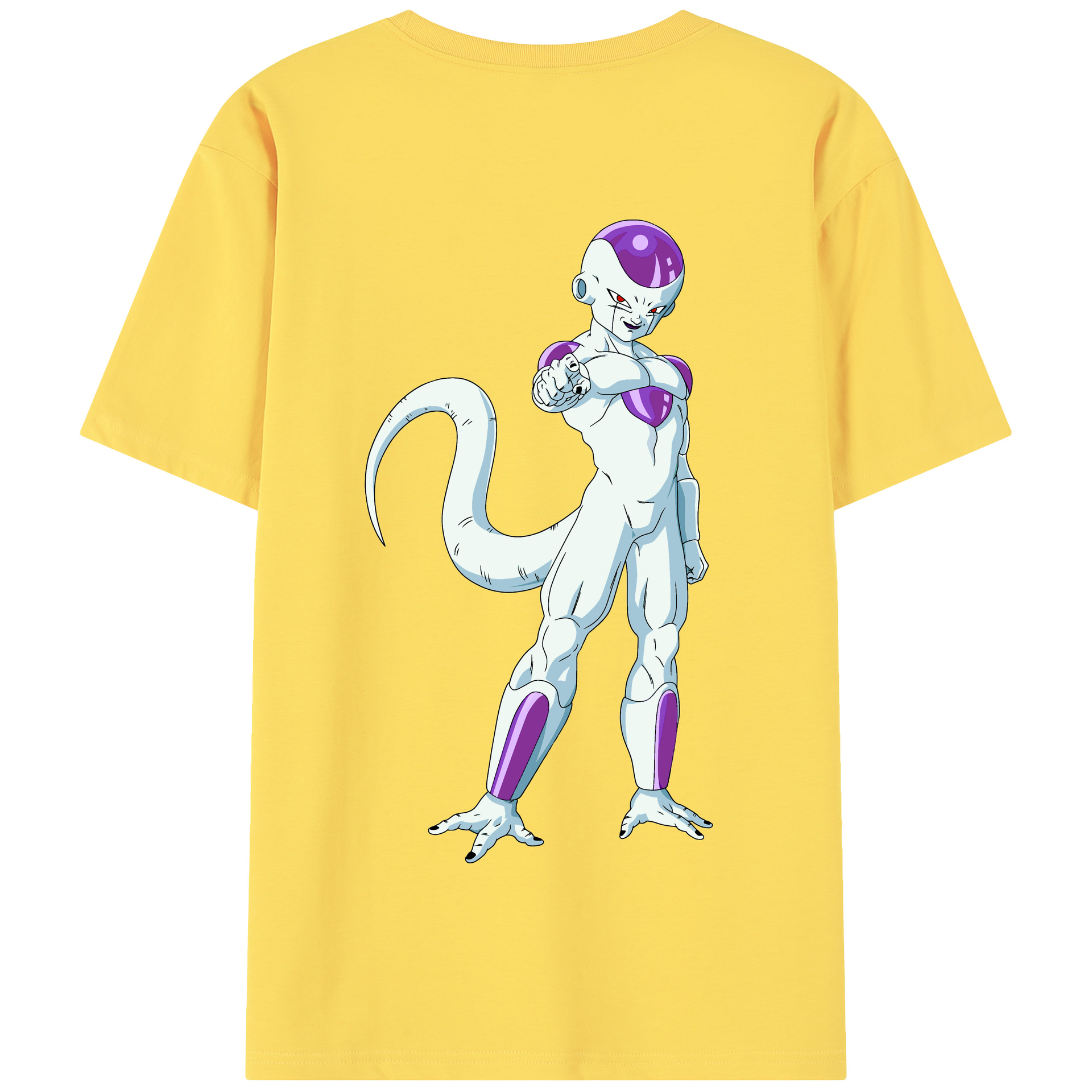 （画像用） ドラゴンボール フリーザ DRAGON BALL Frieza 綿100％半袖Tシャツ（背面プリント）
