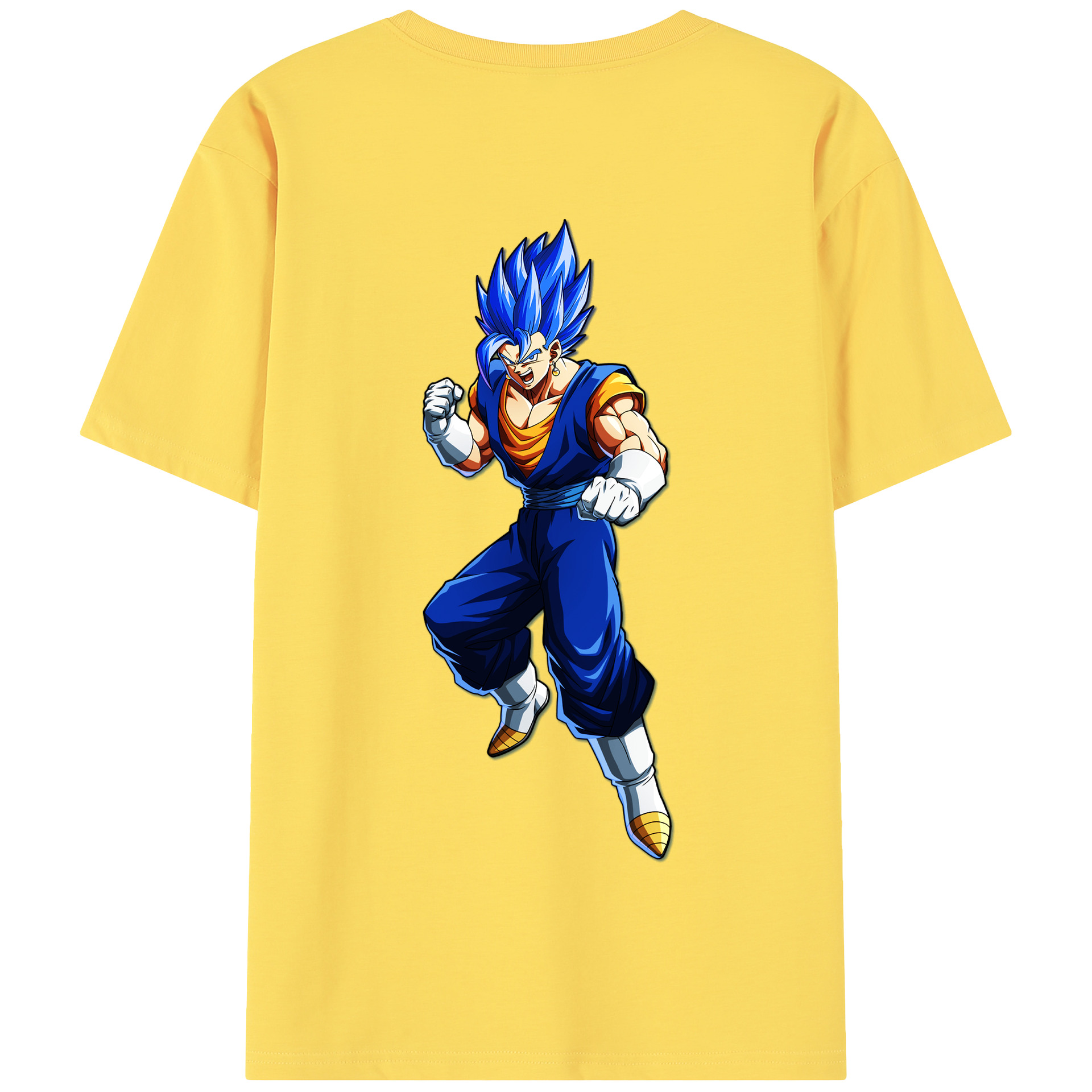 （画像用） ドラゴンボール ベジット DRAGON BALL Vegetto 綿100％半袖Tシャツ（背面プリント）