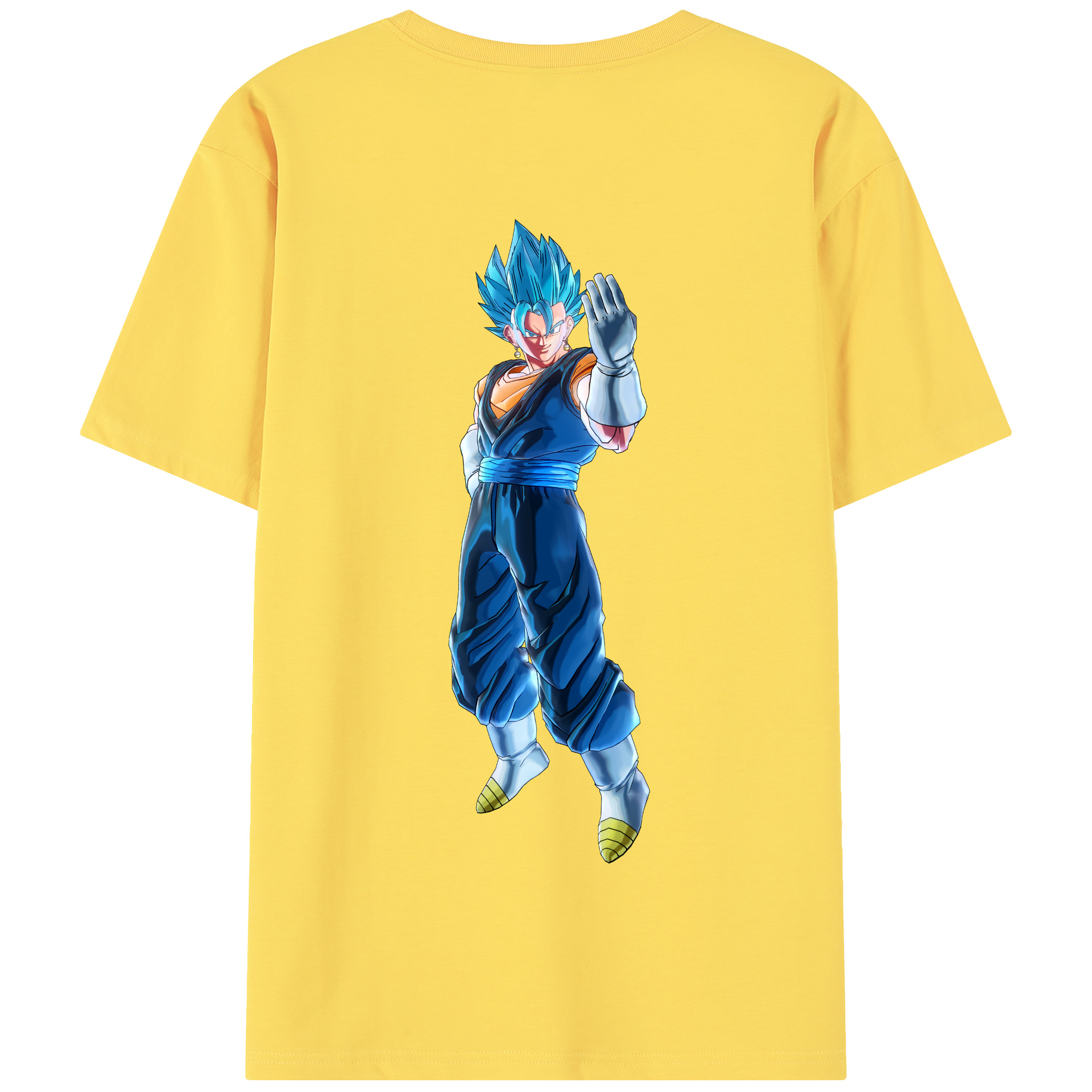 （画像用） ドラゴンボール ベジット DRAGON BALL Vegetto 綿100％半袖Tシャツ（背面プリント）