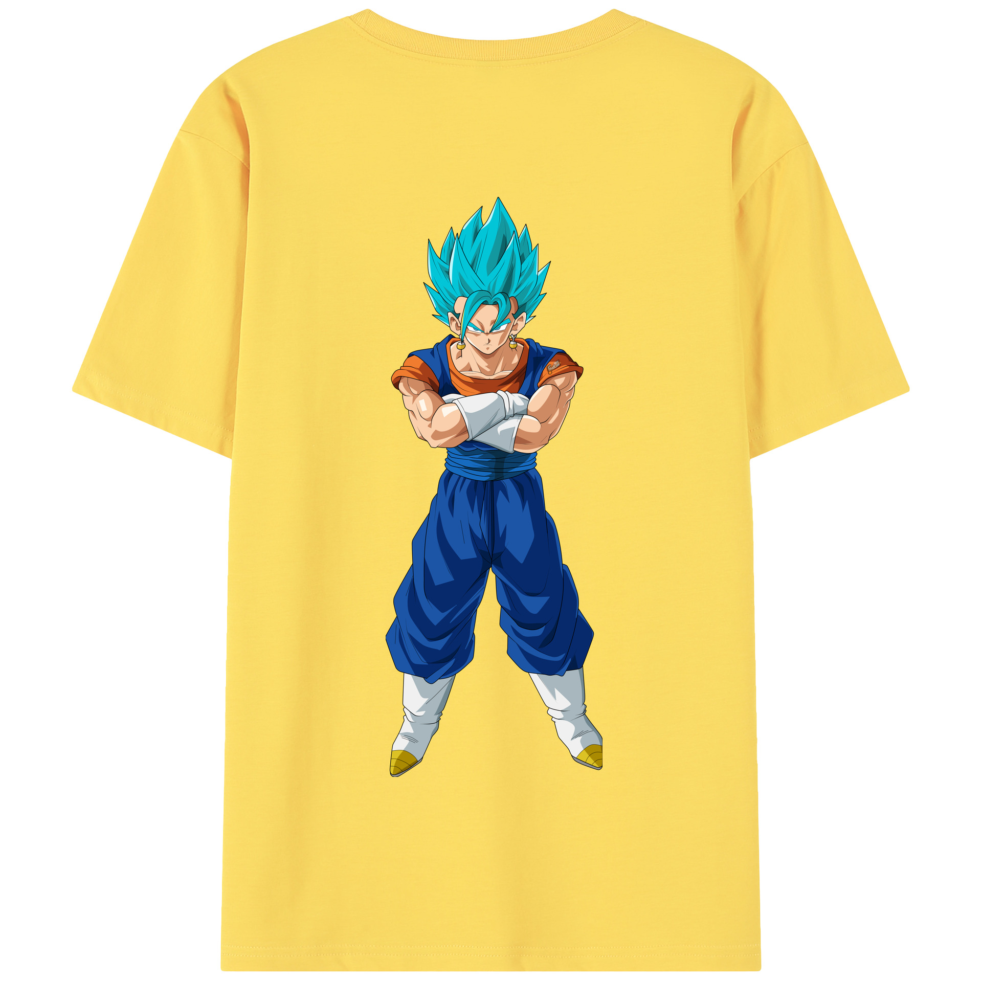（画像用） ドラゴンボール ベジット DRAGON BALL Vegetto 綿100％半袖Tシャツ（背面プリント）