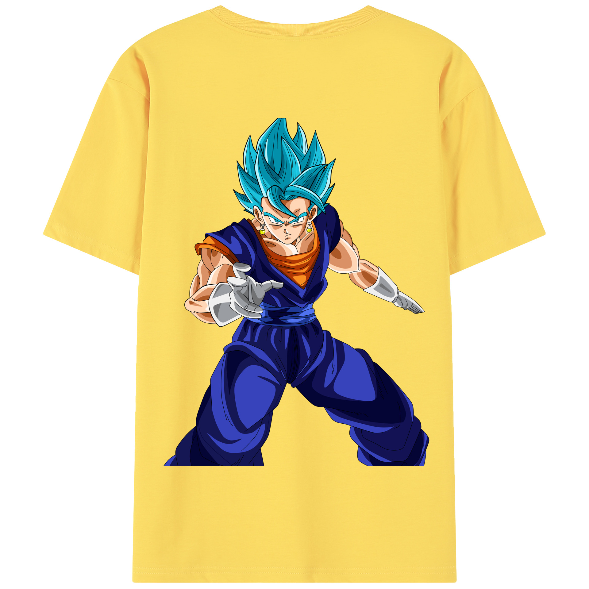 （画像用） ドラゴンボール ベジット DRAGON BALL Vegetto 綿100％半袖Tシャツ（背面プリント）