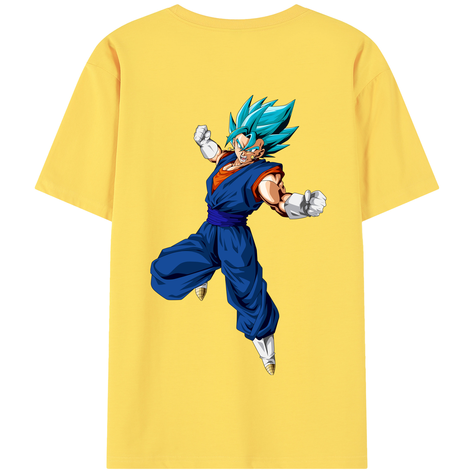 （画像用） ドラゴンボール ベジット DRAGON BALL Vegetto 綿100％半袖Tシャツ（背面プリント）