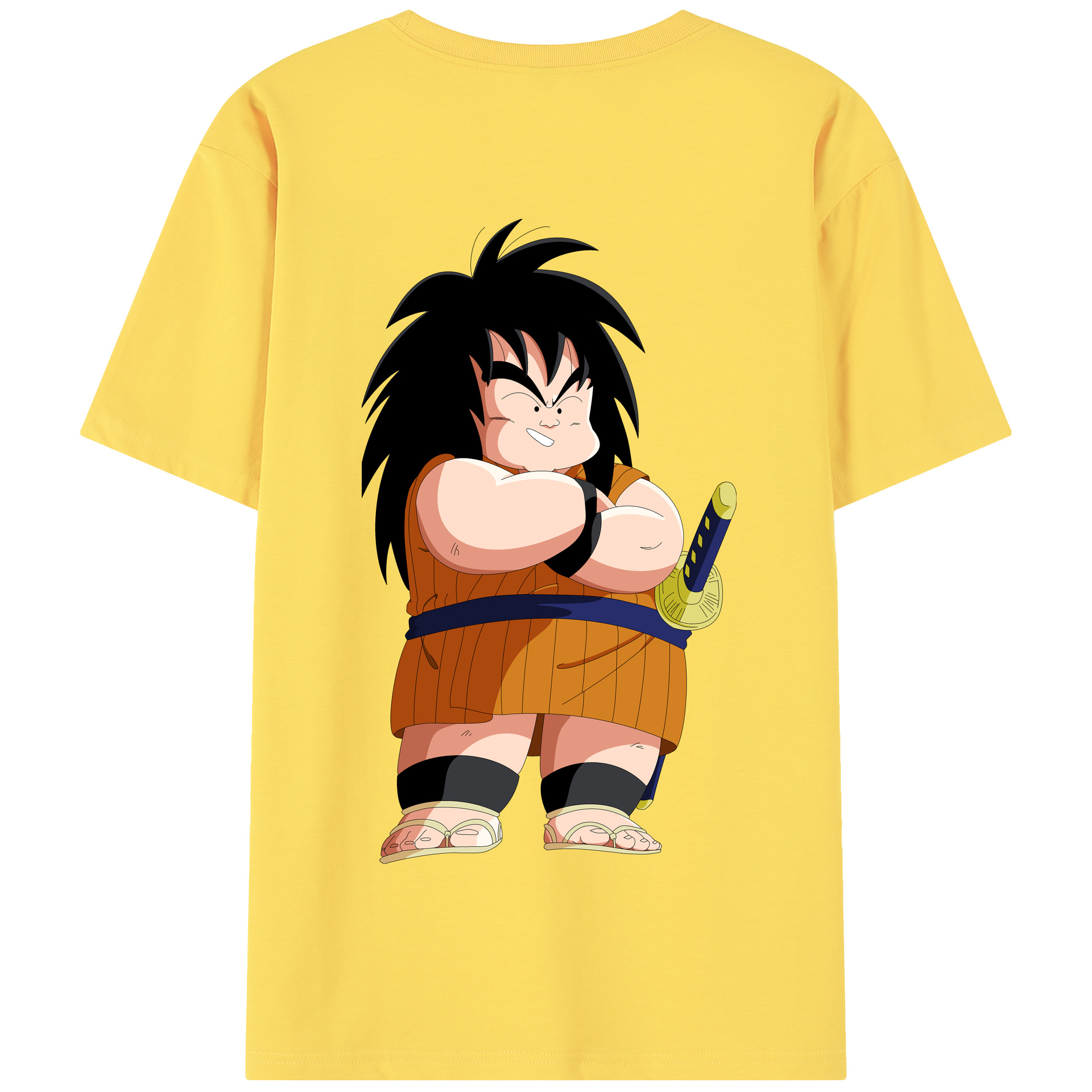 （画像用） ドラゴンボール やじろべえ DRAGON BALL Yajirobe 綿100％半袖Tシャツ（背面プリント）