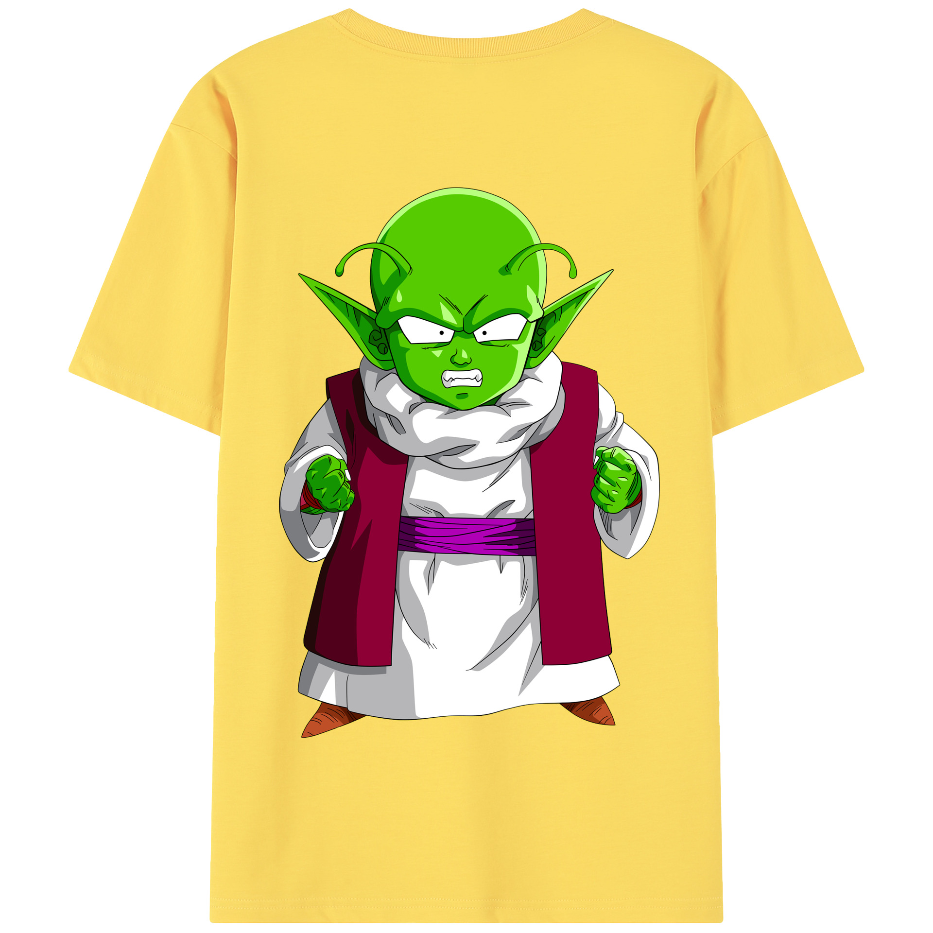（画像用） ドラゴンボール ピッコロ DRAGON BALL Piccolo 綿100％半袖Tシャツ（背面プリント）