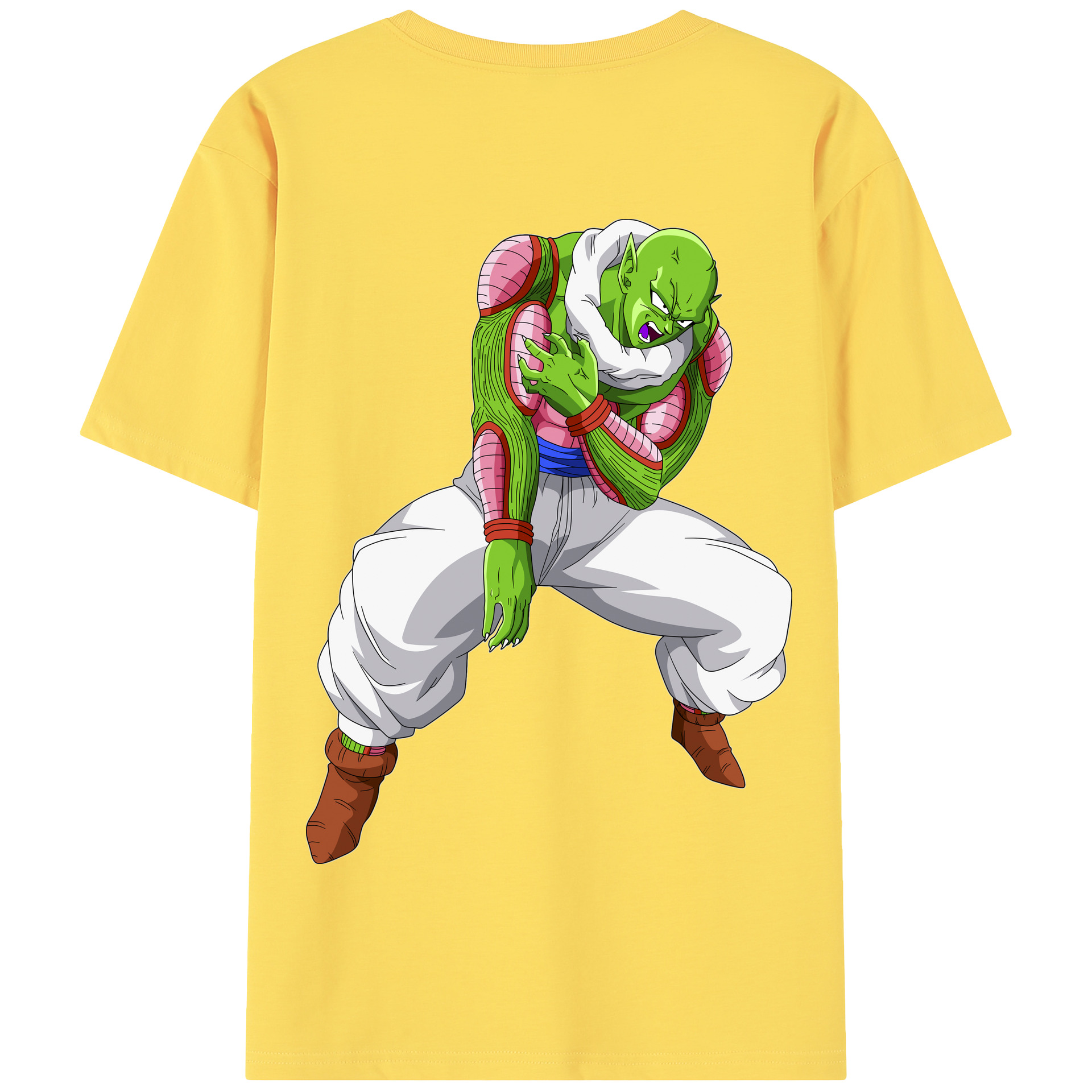 （画像用） ドラゴンボール ピッコロ DRAGON BALL Piccolo 綿100％半袖Tシャツ（背面プリント）