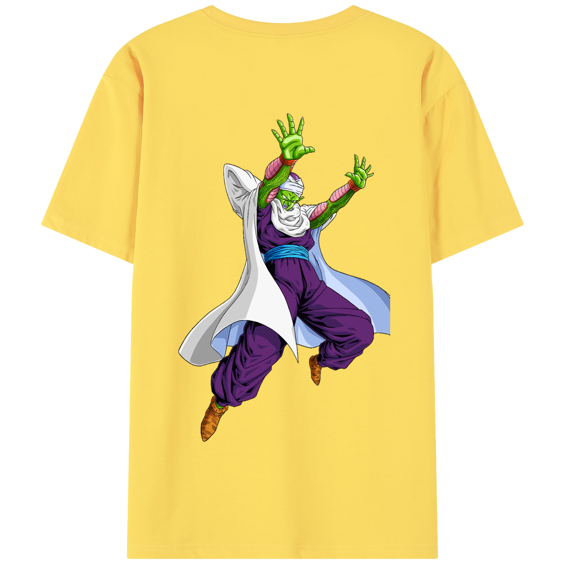 （画像用） ドラゴンボール ピッコロ DRAGON BALL Piccolo 綿100％半袖Tシャツ（背面プリント）