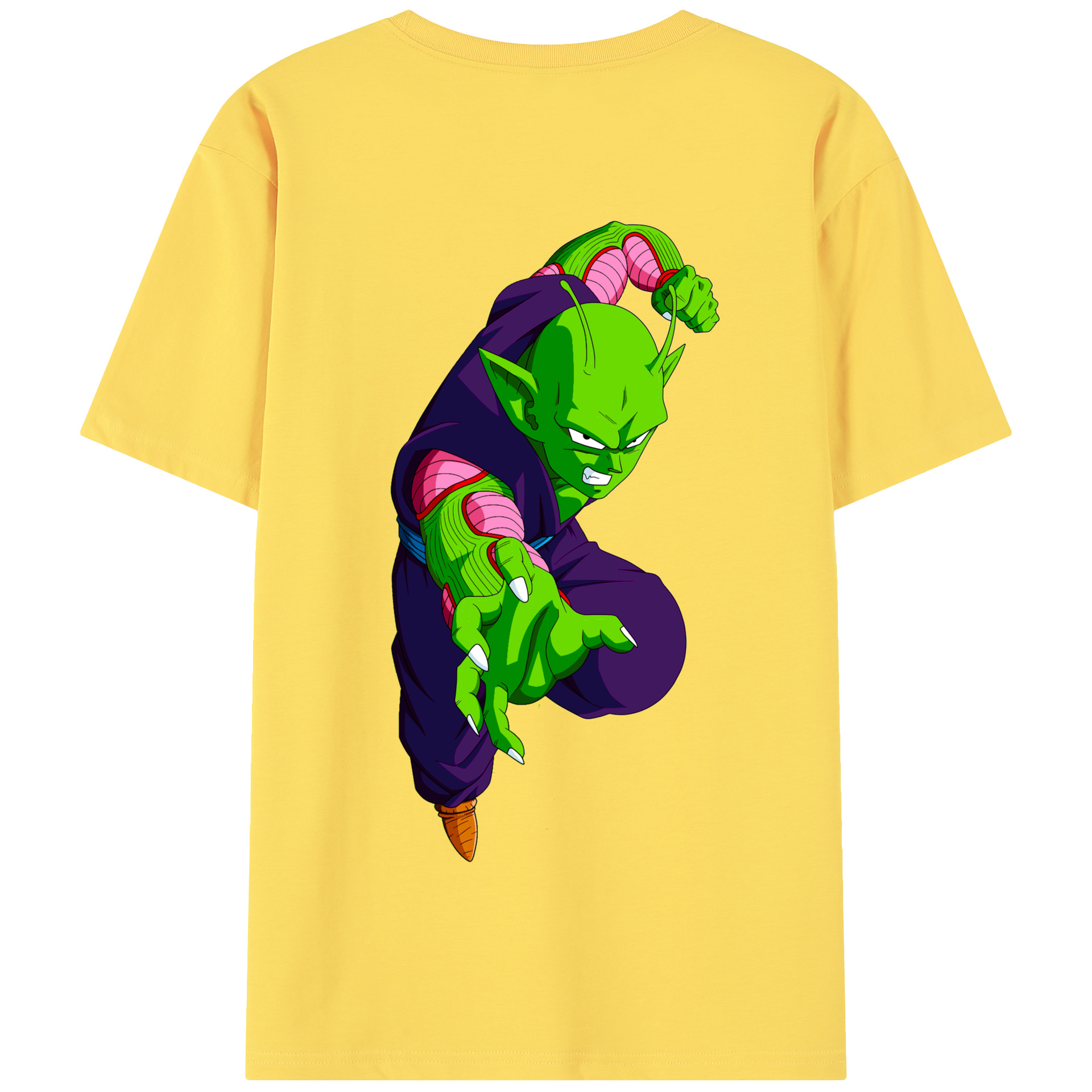（画像用） ドラゴンボール ピッコロ DRAGON BALL Piccolo 綿100％半袖Tシャツ（背面プリント）
