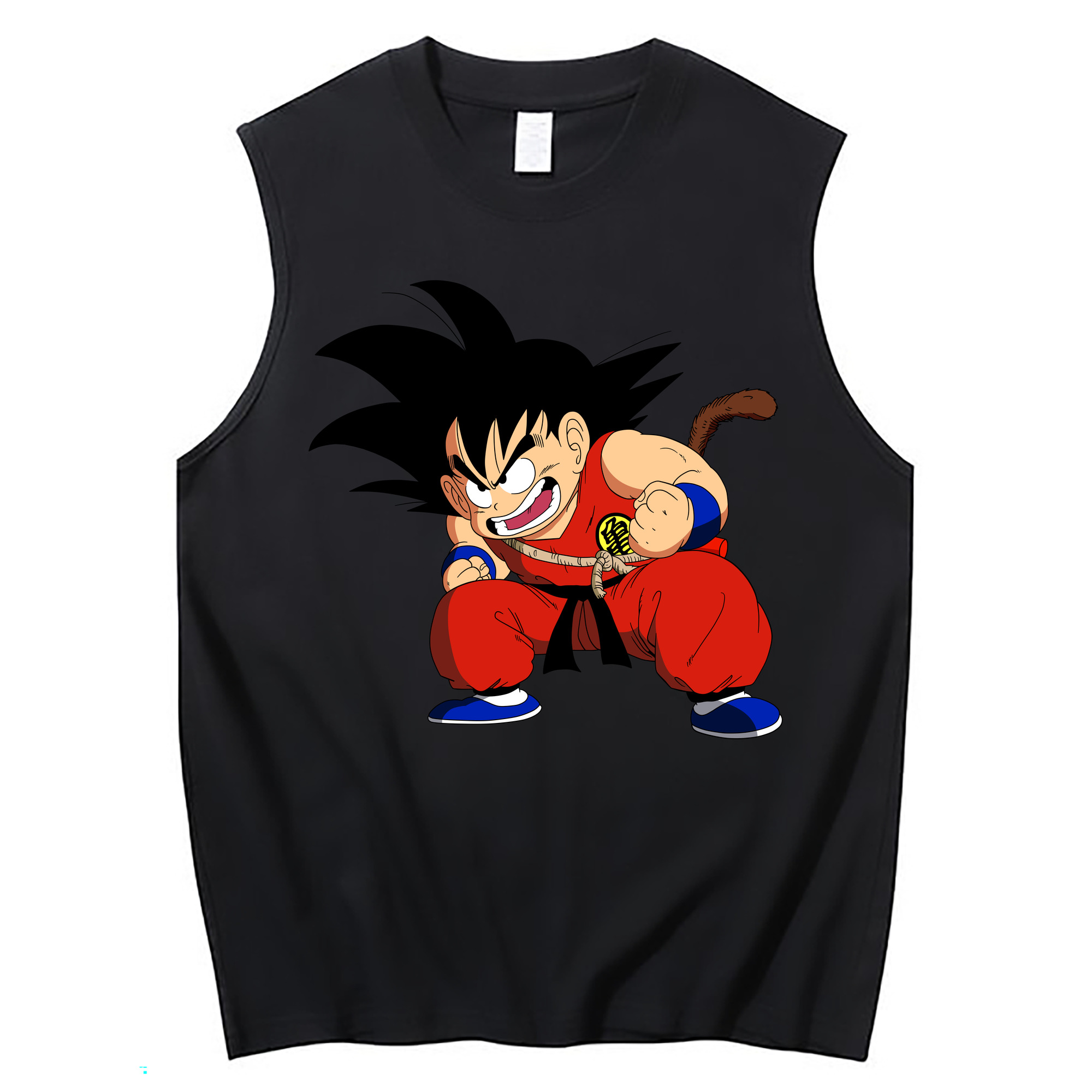 （画像用） ドラゴンボール 孫悟空（そん ごくう）Son Goku カカロット DRAGON BALL Kakarotto コットン100％タンクトップ（フロントプリント）