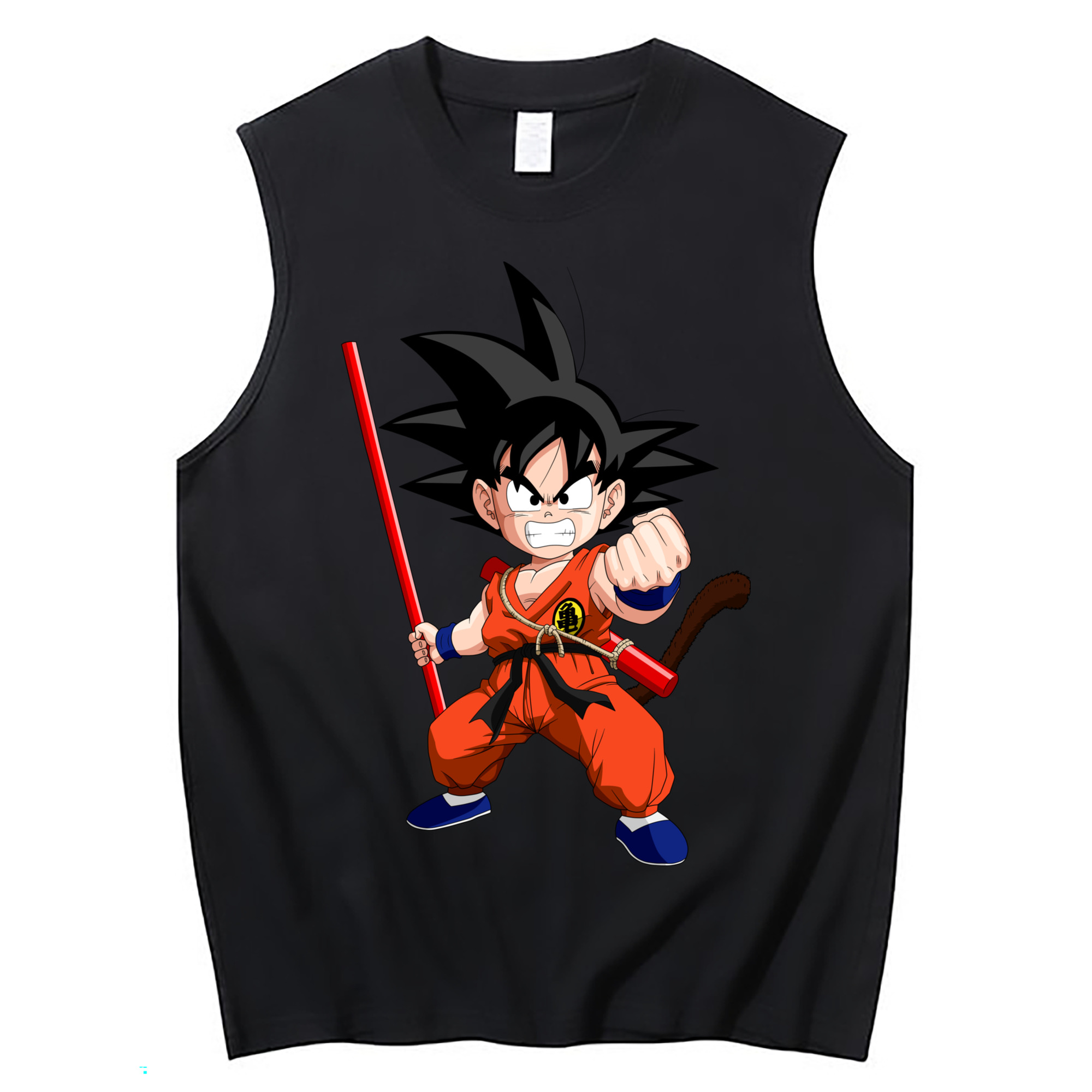 （画像用） ドラゴンボール 孫悟空（そん ごくう）Son Goku カカロット DRAGON BALL Kakarotto コットン100％タンクトップ（フロントプリント）
