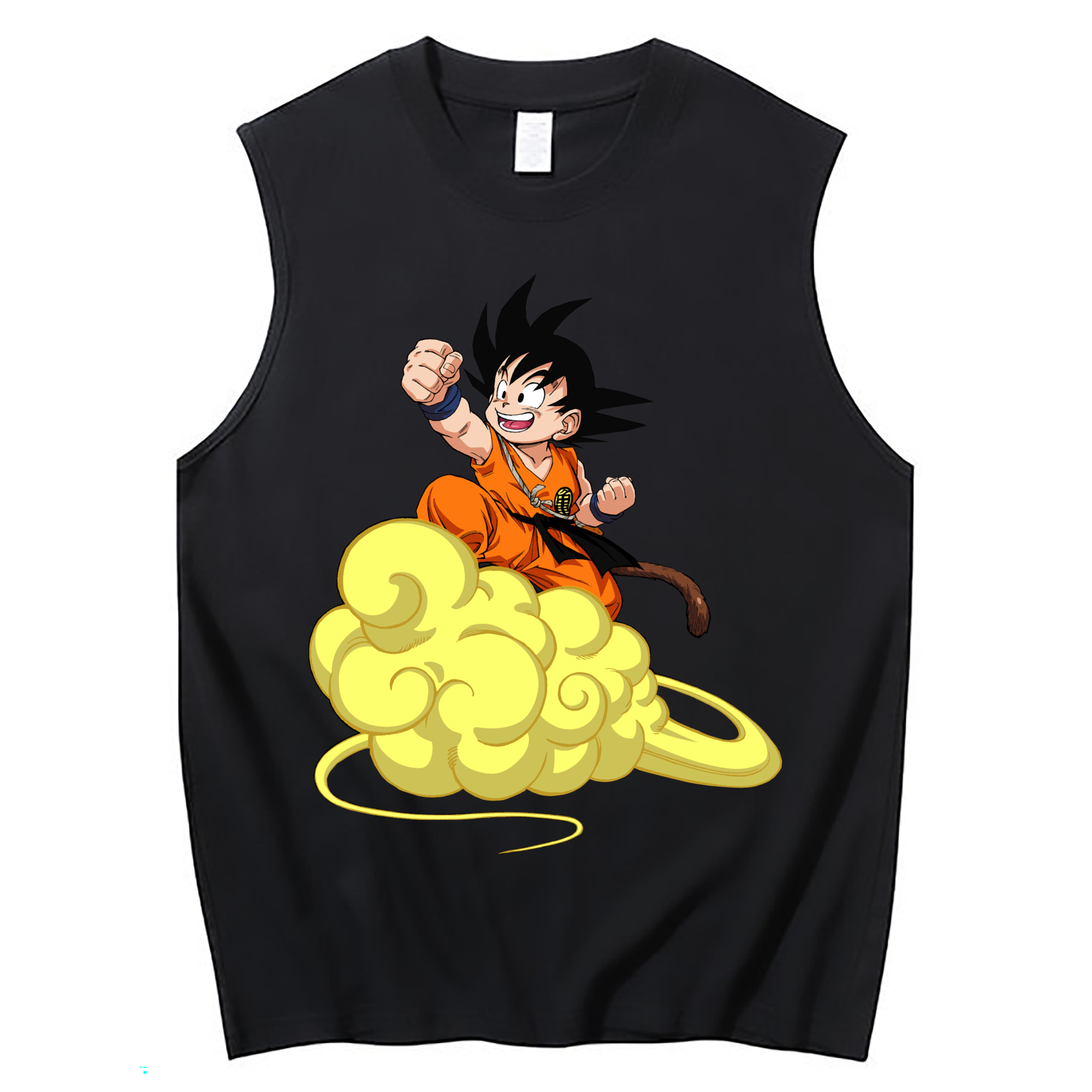 （画像用） ドラゴンボール 孫悟空（そん ごくう）Son Goku カカロット DRAGON BALL Kakarotto コットン100％タンクトップ（フロントプリント）