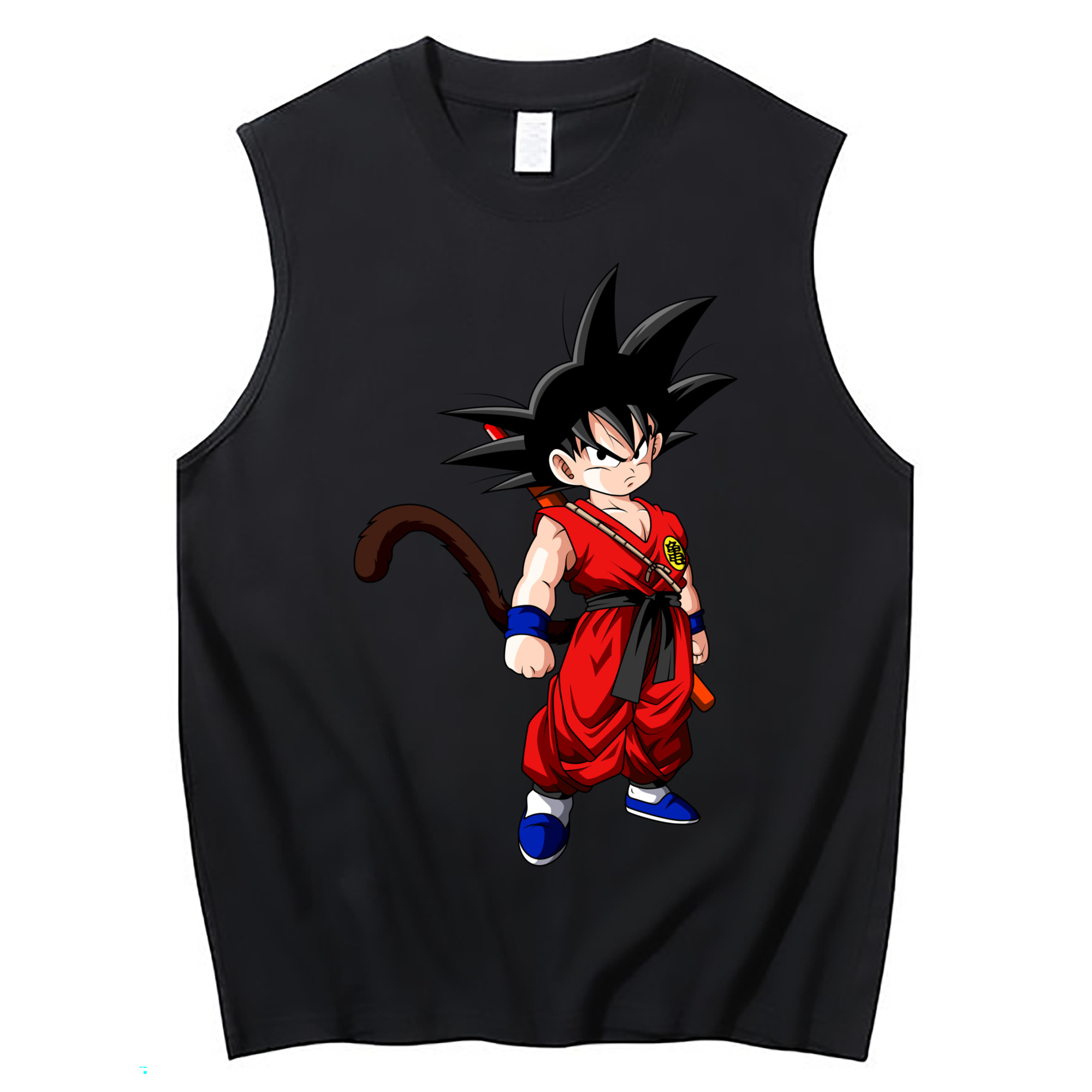 （画像用） ドラゴンボール 孫悟空（そん ごくう）Son Goku カカロット DRAGON BALL Kakarotto コットン100％タンクトップ（フロントプリント）