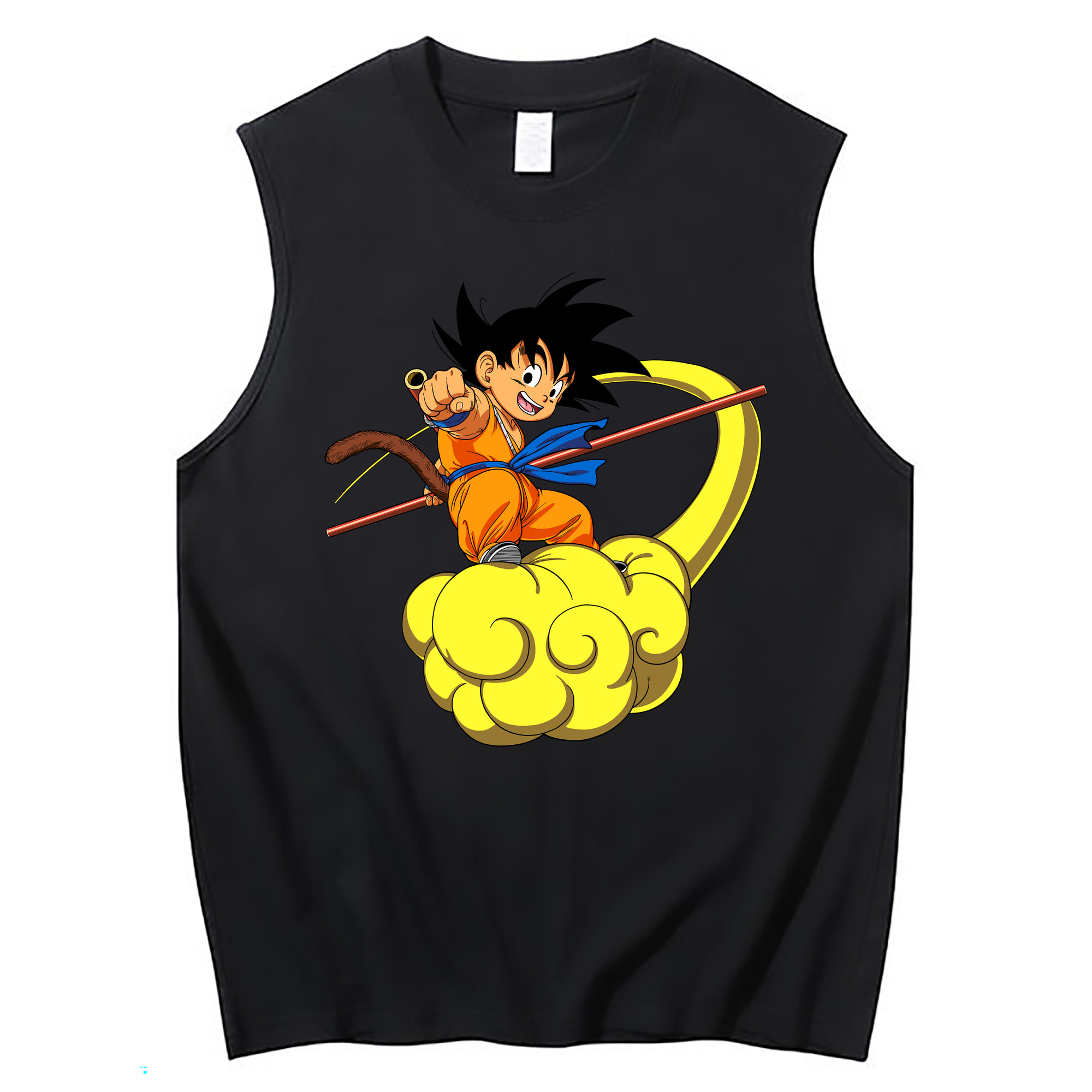 （画像用） ドラゴンボール 孫悟空（そん ごくう）Son Goku カカロット DRAGON BALL Kakarotto コットン100％タンクトップ（フロントプリント）
