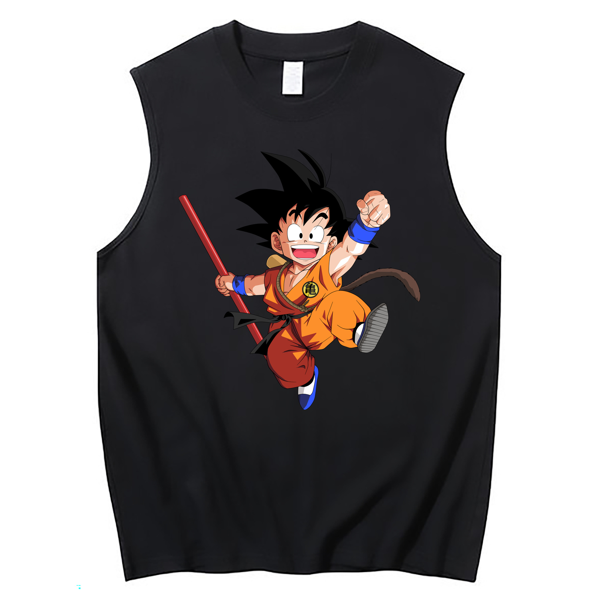 （画像用） ドラゴンボール 孫悟空（そん ごくう）Son Goku カカロット DRAGON BALL Kakarotto コットン100％タンクトップ（フロントプリント）