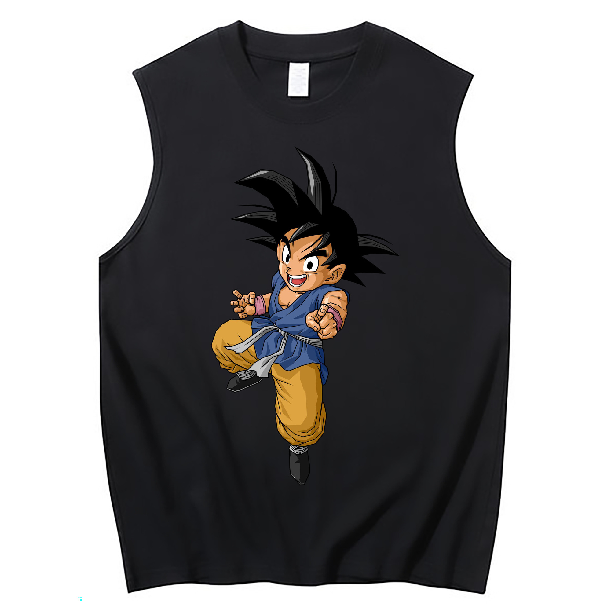（画像用） ドラゴンボール 孫悟空（そん ごくう）Son Goku カカロット DRAGON BALL Kakarotto コットン100％タンクトップ（フロントプリント）