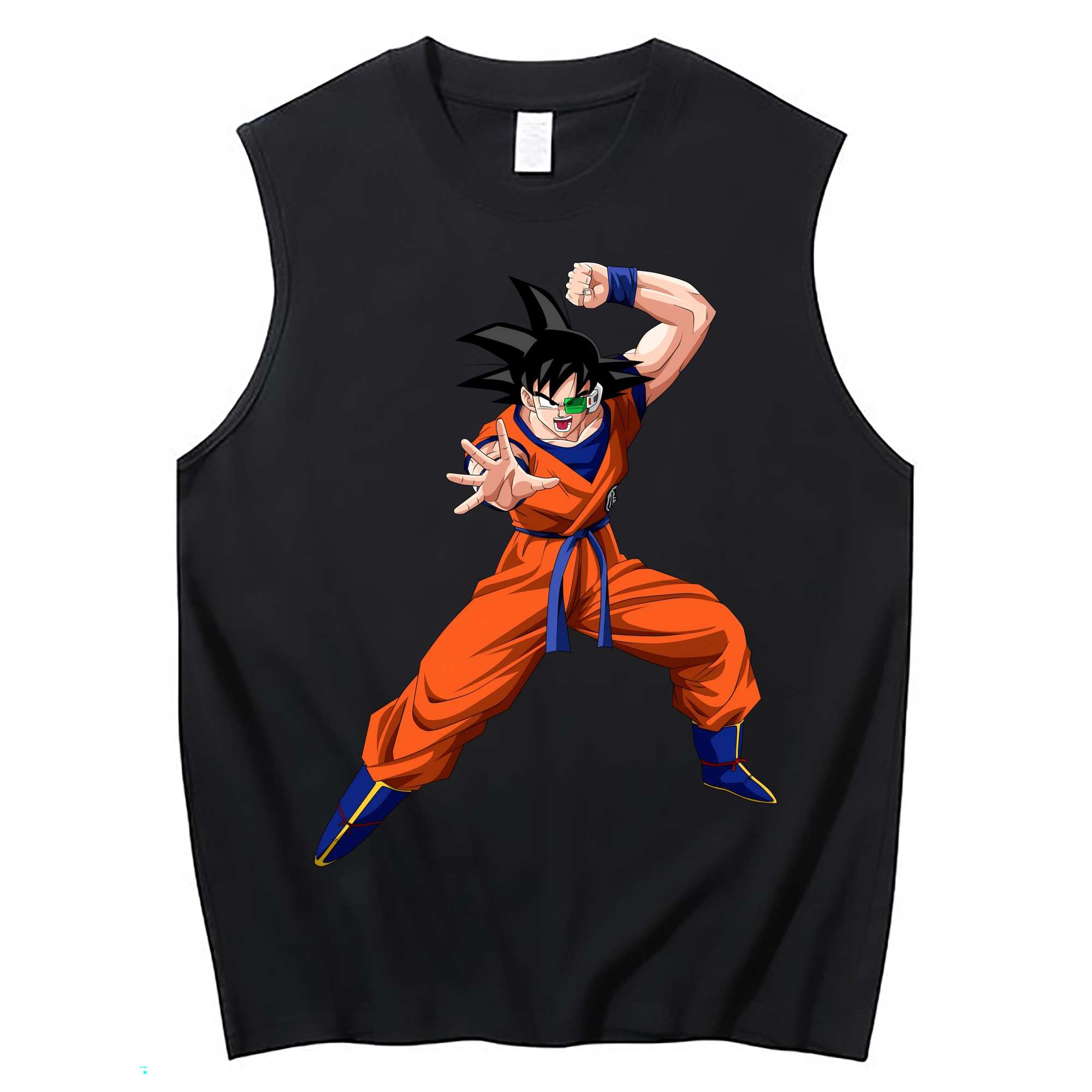 （画像用） ドラゴンボール 孫悟空（そん ごくう）Son Goku カカロット DRAGON BALL Kakarotto コットン100％タンクトップ（フロントプリント）