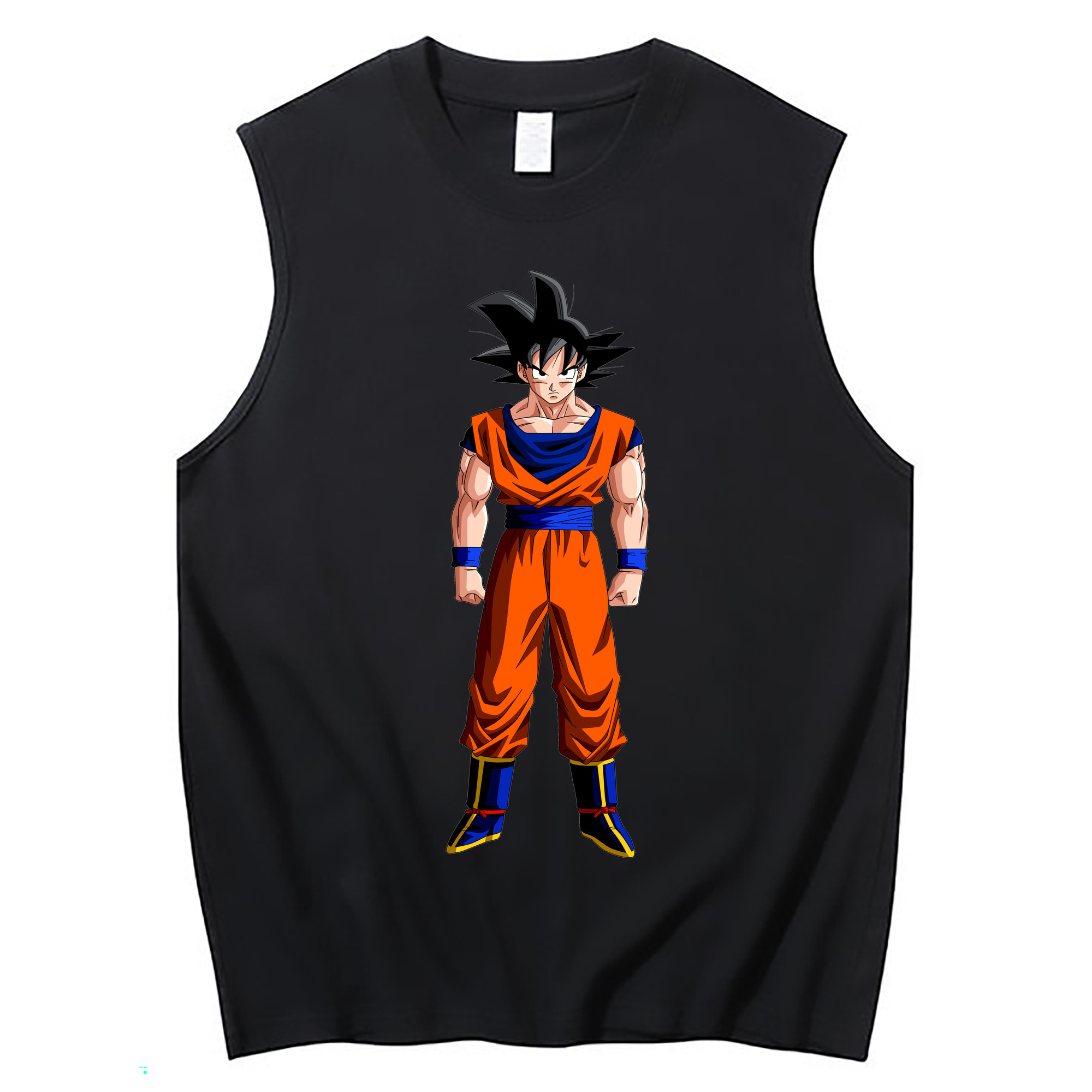 （画像用） ドラゴンボール 孫悟空（そん ごくう）Son Goku カカロット DRAGON BALL Kakarotto コットン100％タンクトップ（フロントプリント）