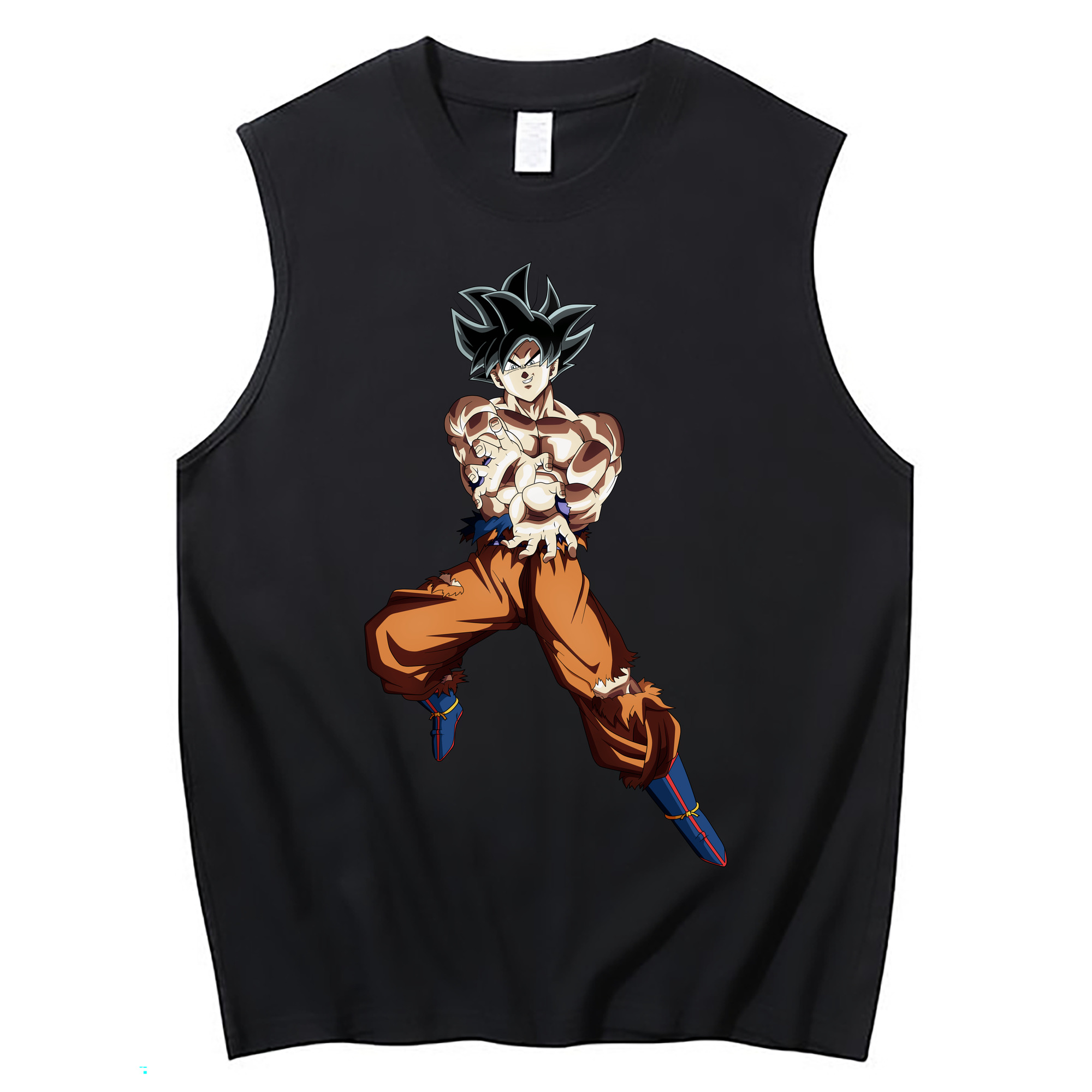 （画像用） ドラゴンボール 孫悟空（そん ごくう）Son Goku カカロット DRAGON BALL Kakarotto コットン100％タンクトップ（フロントプリント）