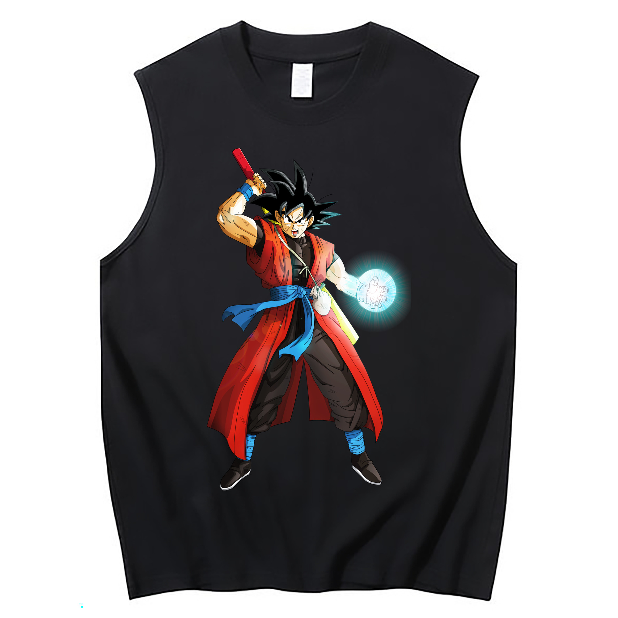 （画像用） ドラゴンボール 孫悟空（そん ごくう）Son Goku カカロット DRAGON BALL Kakarotto コットン100％タンクトップ（フロントプリント）