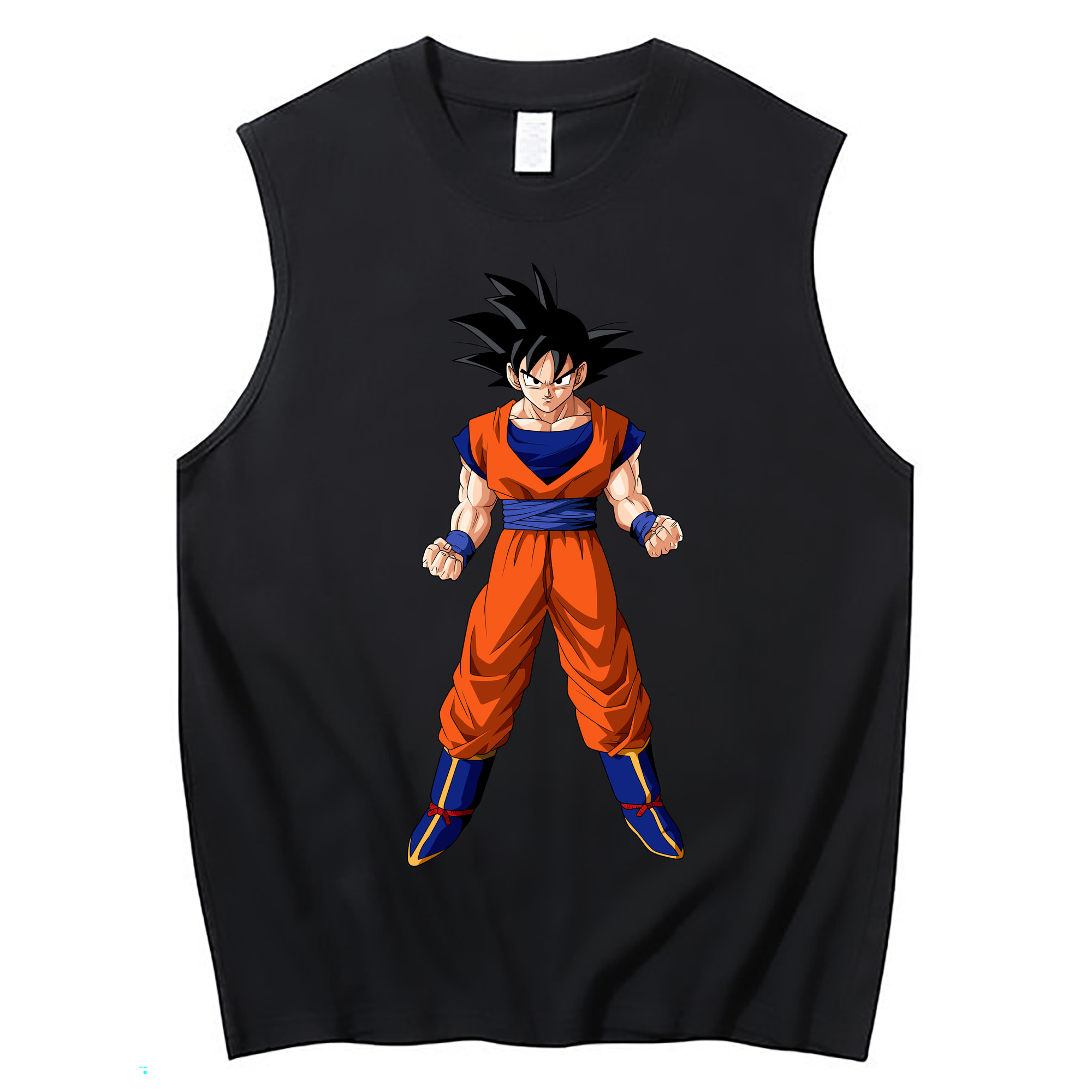 （画像用） ドラゴンボール 孫悟空（そん ごくう）Son Goku カカロット DRAGON BALL Kakarotto コットン100％タンクトップ（フロントプリント）