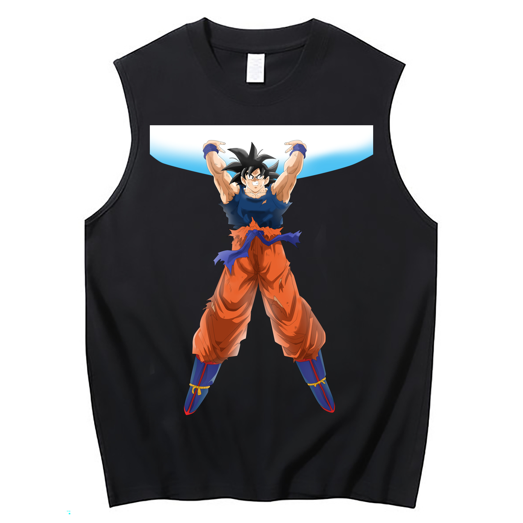（画像用） ドラゴンボール 孫悟空（そん ごくう）Son Goku カカロット DRAGON BALL Kakarotto コットン100％タンクトップ（フロントプリント）