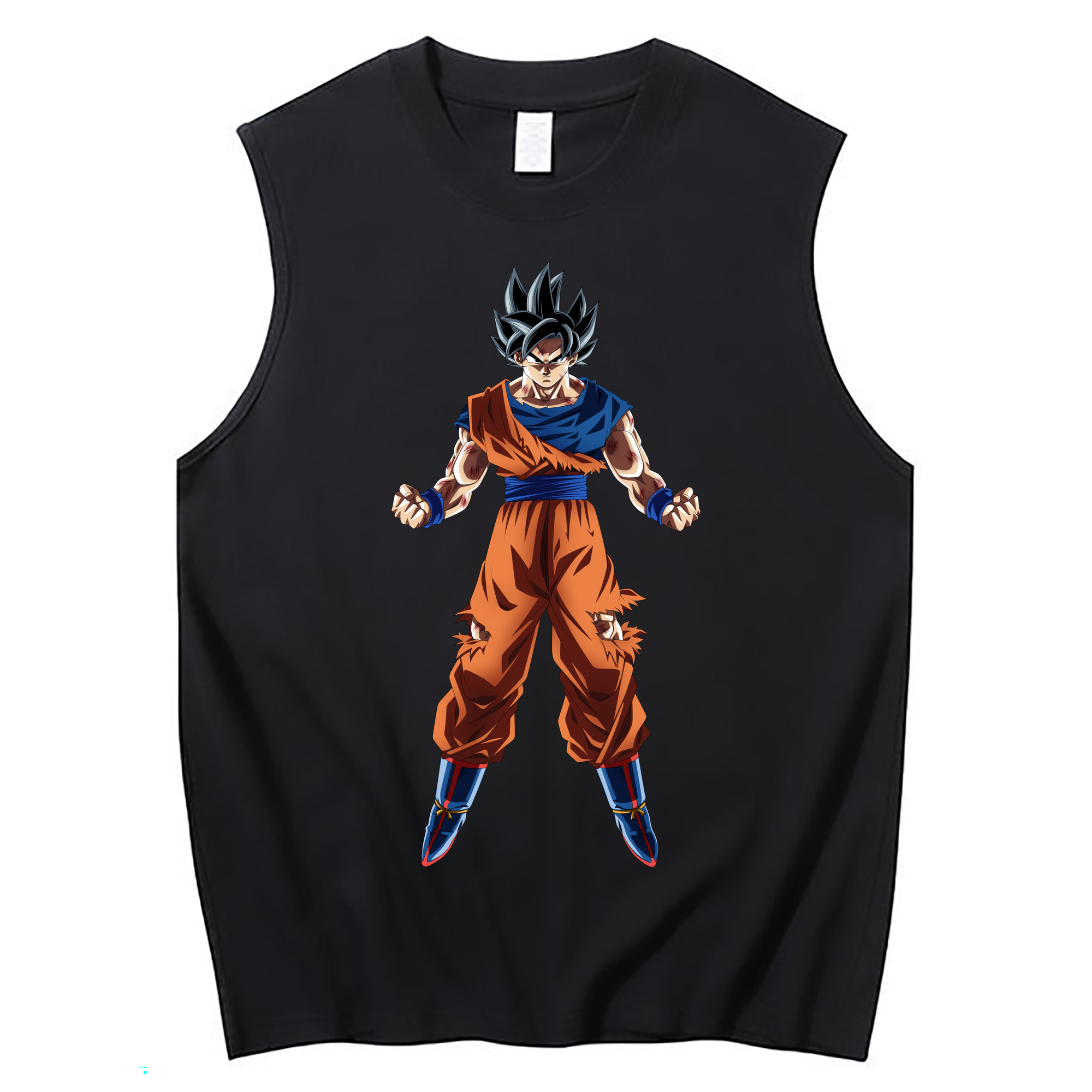 （画像用） ドラゴンボール 孫悟空（そん ごくう）Son Goku カカロット DRAGON BALL Kakarotto コットン100％タンクトップ（フロントプリント）