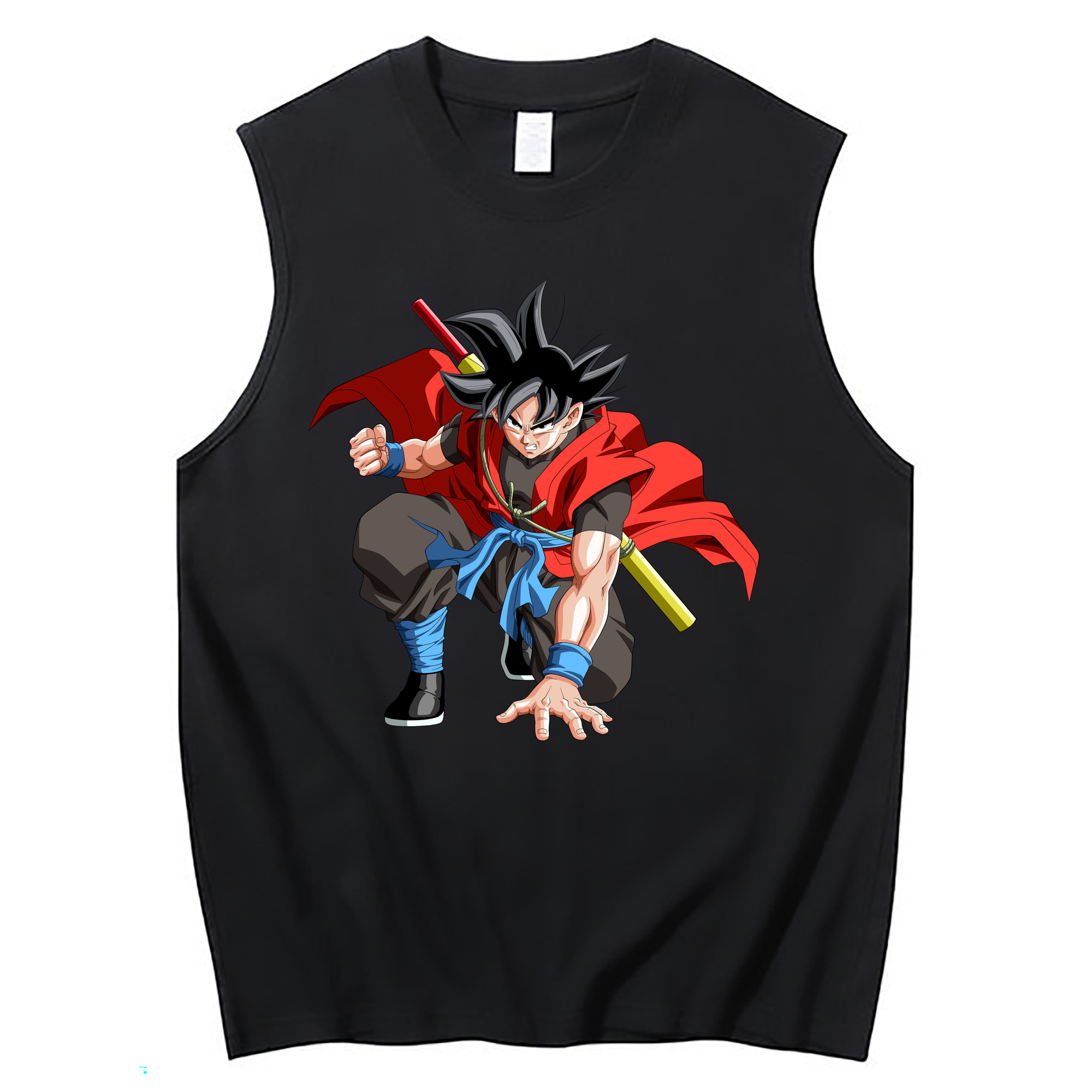 （画像用） ドラゴンボール 孫悟空（そん ごくう）Son Goku カカロット DRAGON BALL Kakarotto コットン100％タンクトップ（フロントプリント）