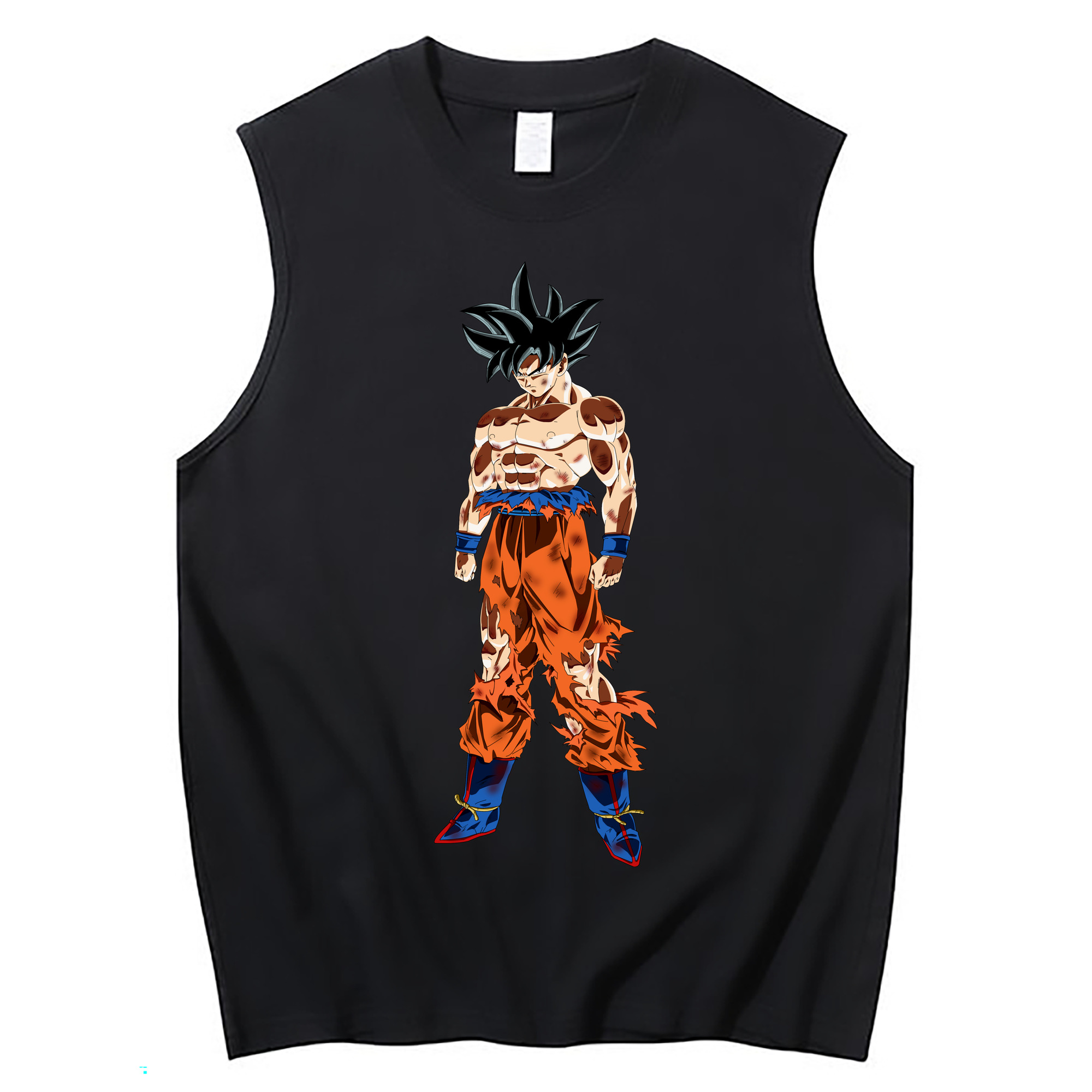 （画像用） ドラゴンボール 孫悟空（そん ごくう）Son Goku カカロット DRAGON BALL Kakarotto コットン100％タンクトップ（フロントプリント）