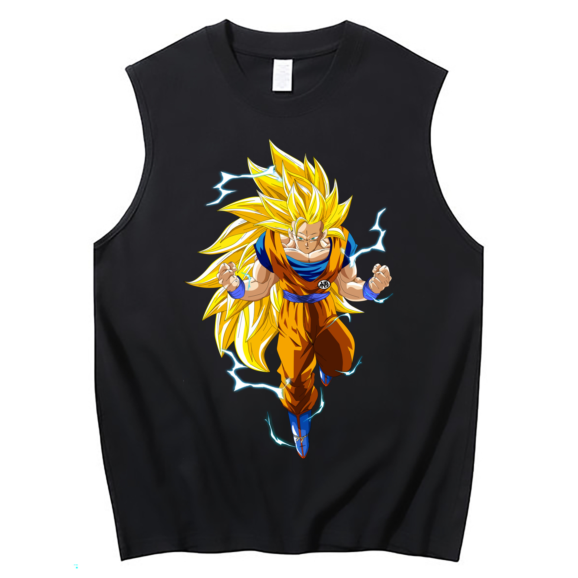 （画像用） ドラゴンボール 孫悟空（そん ごくう）Son Goku カカロット DRAGON BALL Kakarotto コットン100％タンクトップ（フロントプリント）
