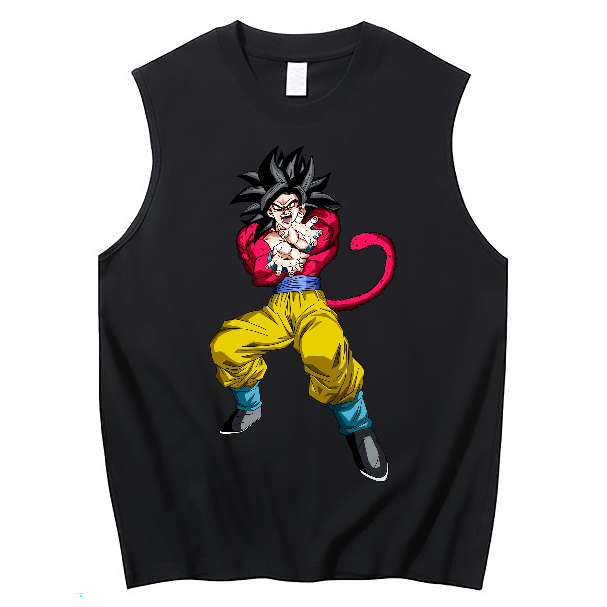 （画像用） ドラゴンボール 孫悟空（そん ごくう）Son Goku カカロット DRAGON BALL Kakarotto コットン100％タンクトップ（フロントプリント）