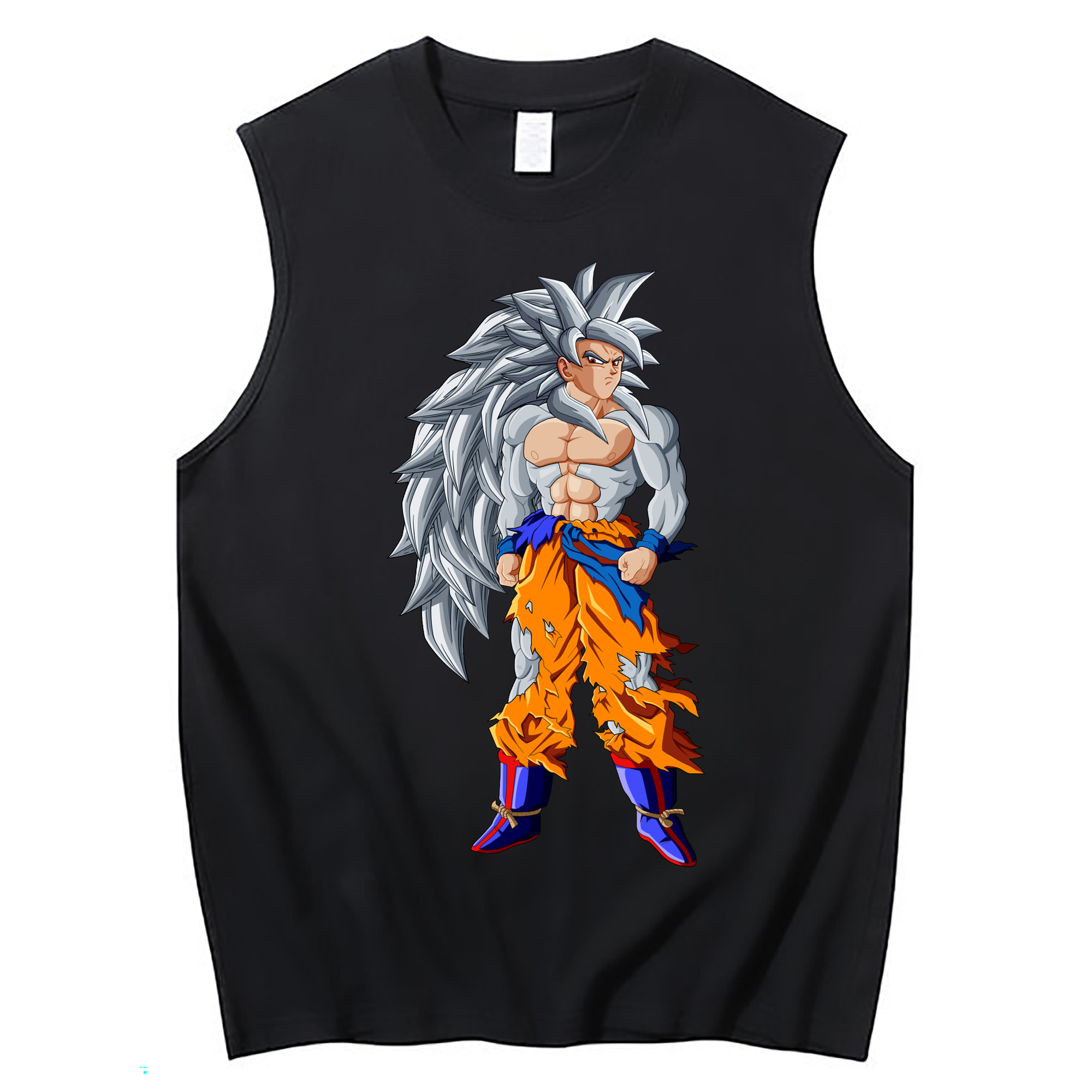 （画像用） ドラゴンボール 孫悟空（そん ごくう）Son Goku カカロット DRAGON BALL Kakarotto コットン100％タンクトップ（フロントプリント）