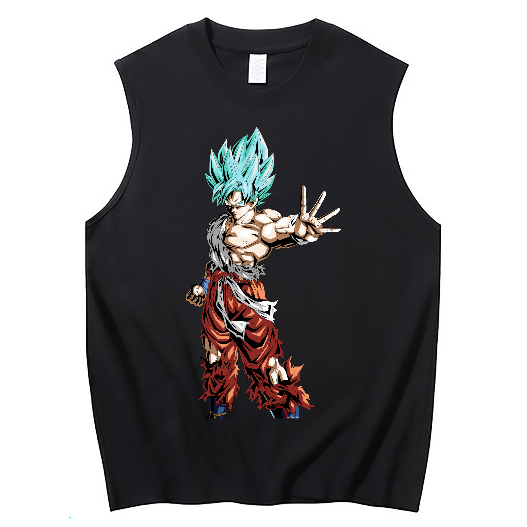 （画像用） ドラゴンボール 孫悟空（そん ごくう）Son Goku カカロット DRAGON BALL Kakarotto コットン100％タンクトップ（フロントプリント）