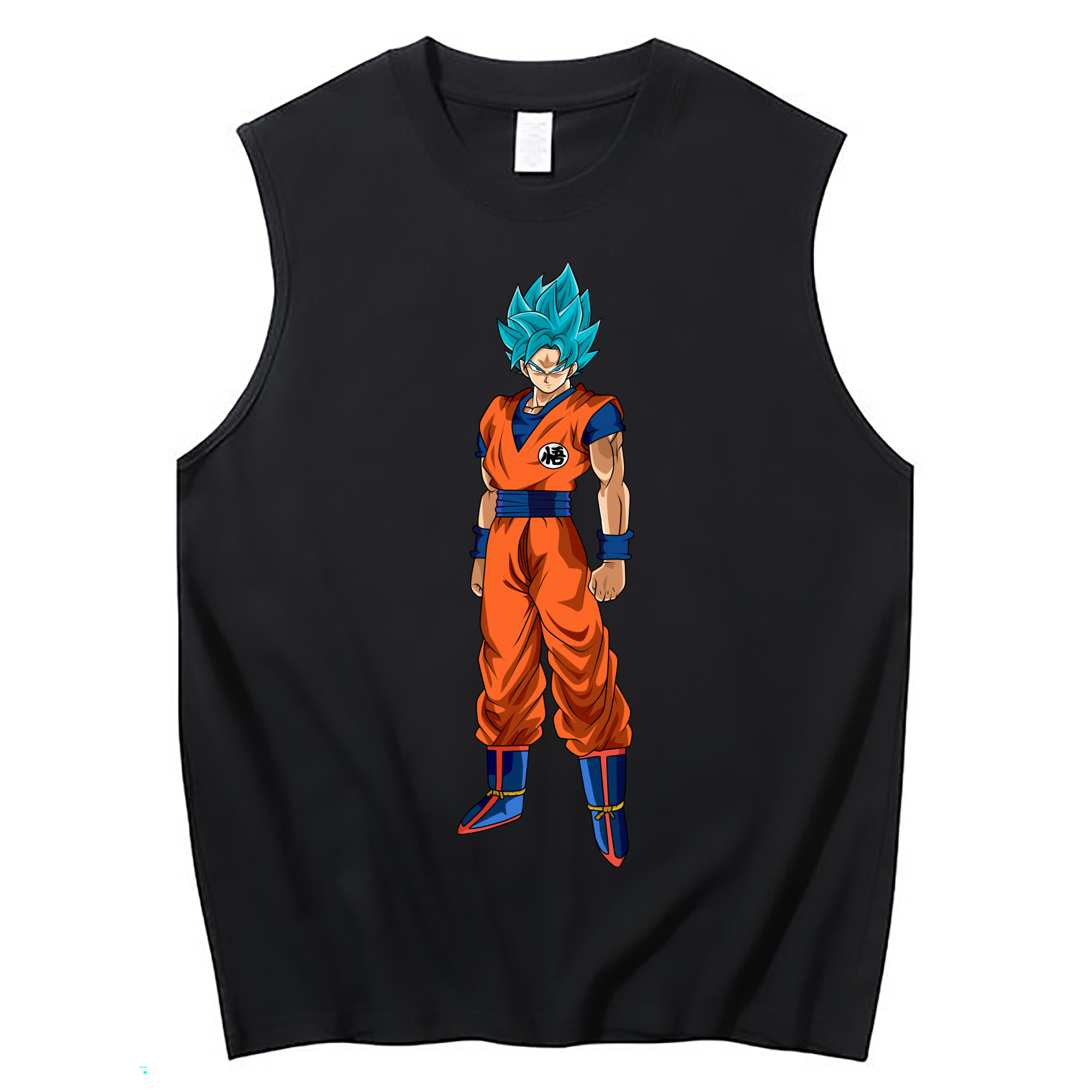 （画像用） ドラゴンボール 孫悟空（そん ごくう）Son Goku カカロット DRAGON BALL Kakarotto コットン100％タンクトップ（フロントプリント）