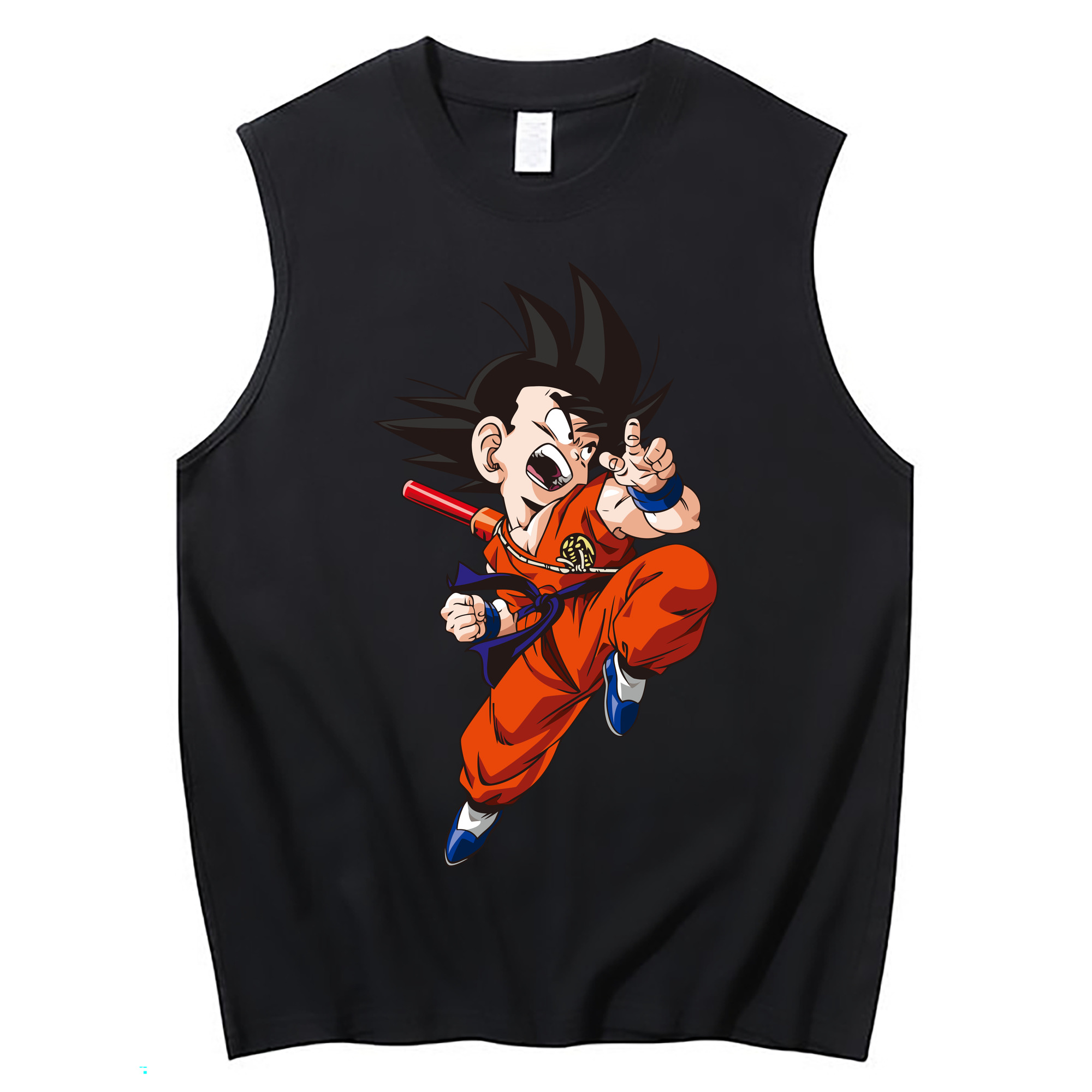 （画像用） ドラゴンボール 孫悟空（そん ごくう）Son Goku カカロット DRAGON BALL Kakarotto コットン100％タンクトップ（フロントプリント）
