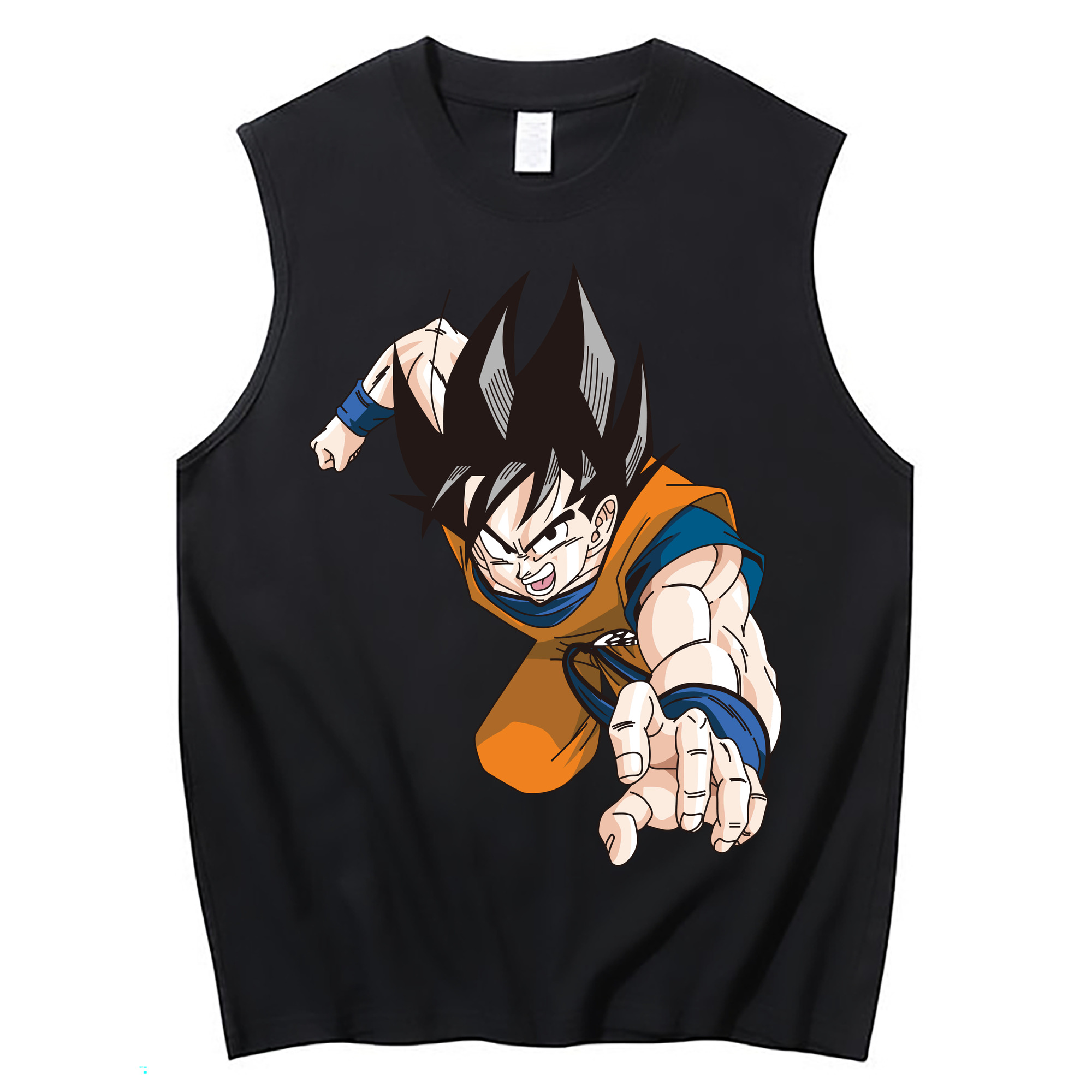 （画像用） ドラゴンボール 孫悟空（そん ごくう）Son Goku カカロット DRAGON BALL Kakarotto コットン100％タンクトップ（フロントプリント）